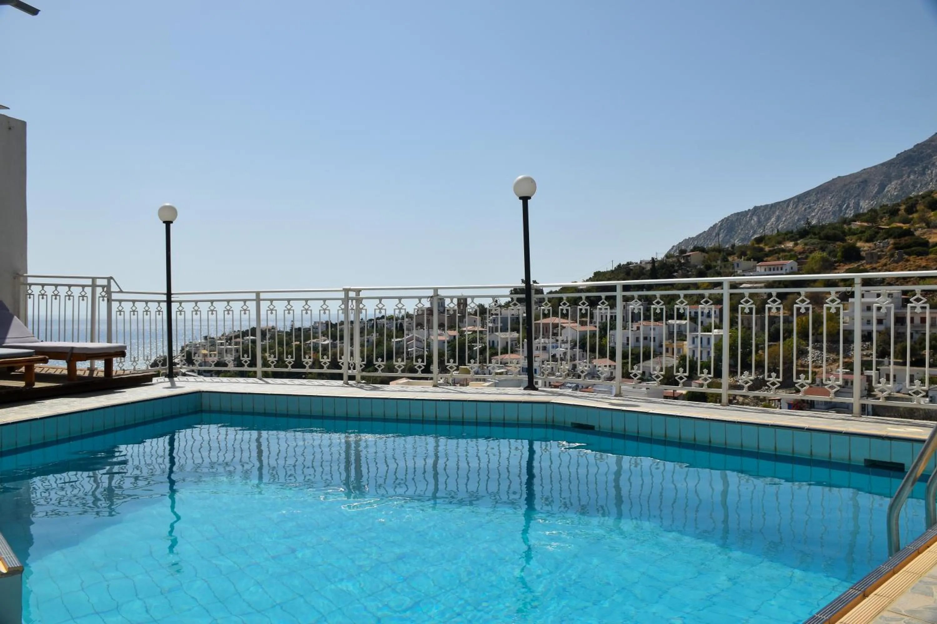 Pool view in Κastro Ηotel
