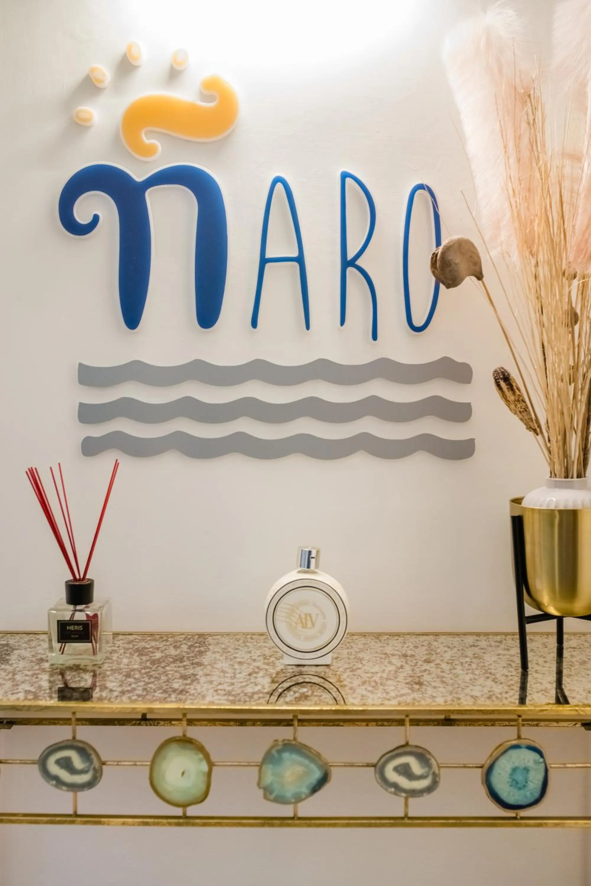 Decorative detail in Naro Suites and Rooms