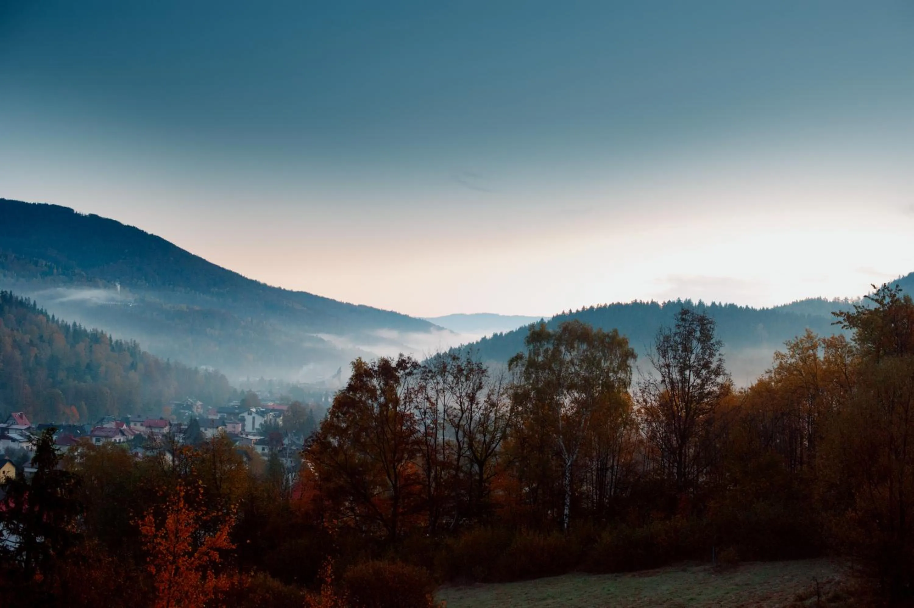 Natural landscape in Przystanek Góry