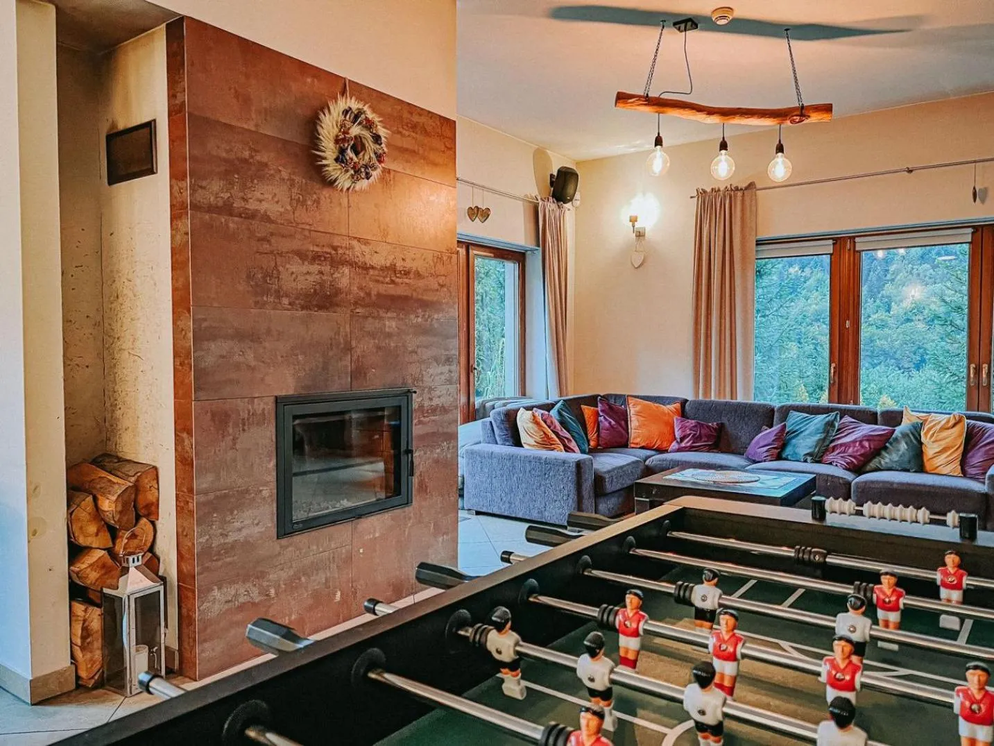 Seating area in Przystanek Góry