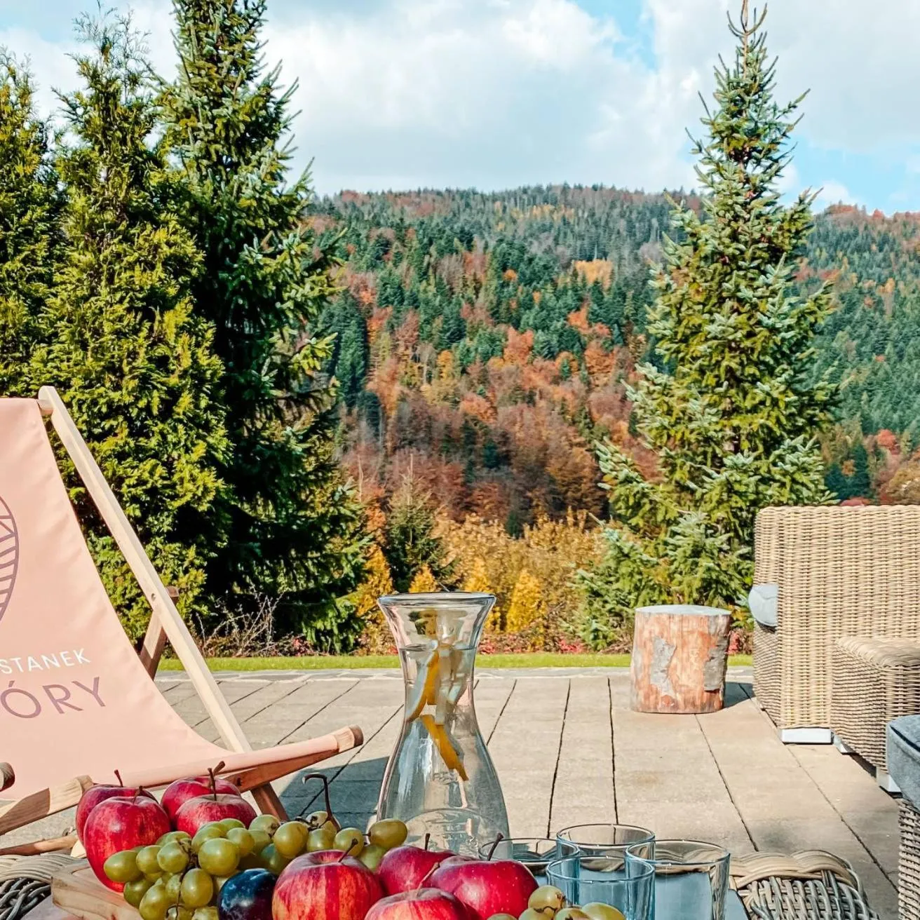Garden in Przystanek Góry