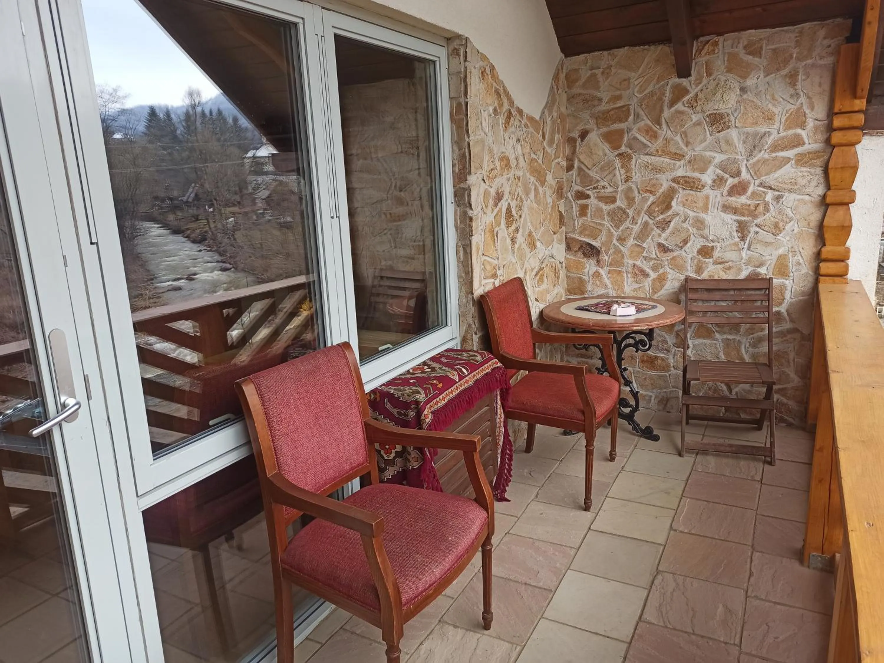 Balcony/Terrace in Pensiunea Popas Pop, Strambu-Baiut, Maramures