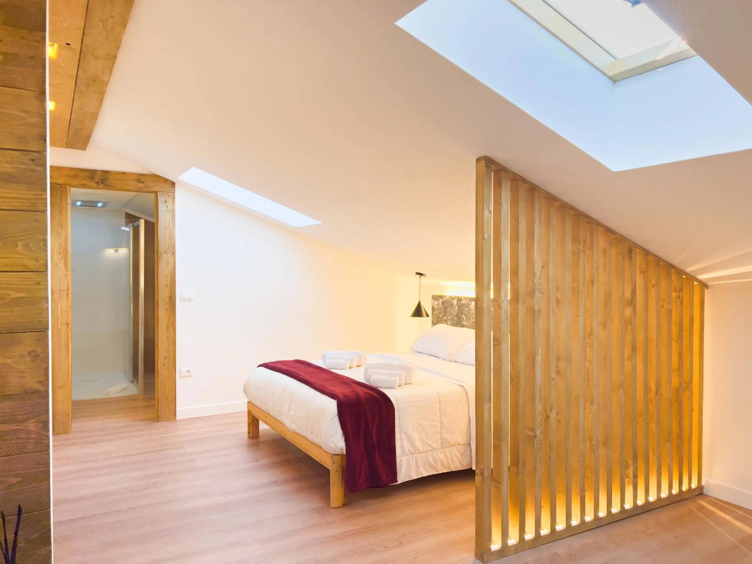 Bed in Wolf House BnB