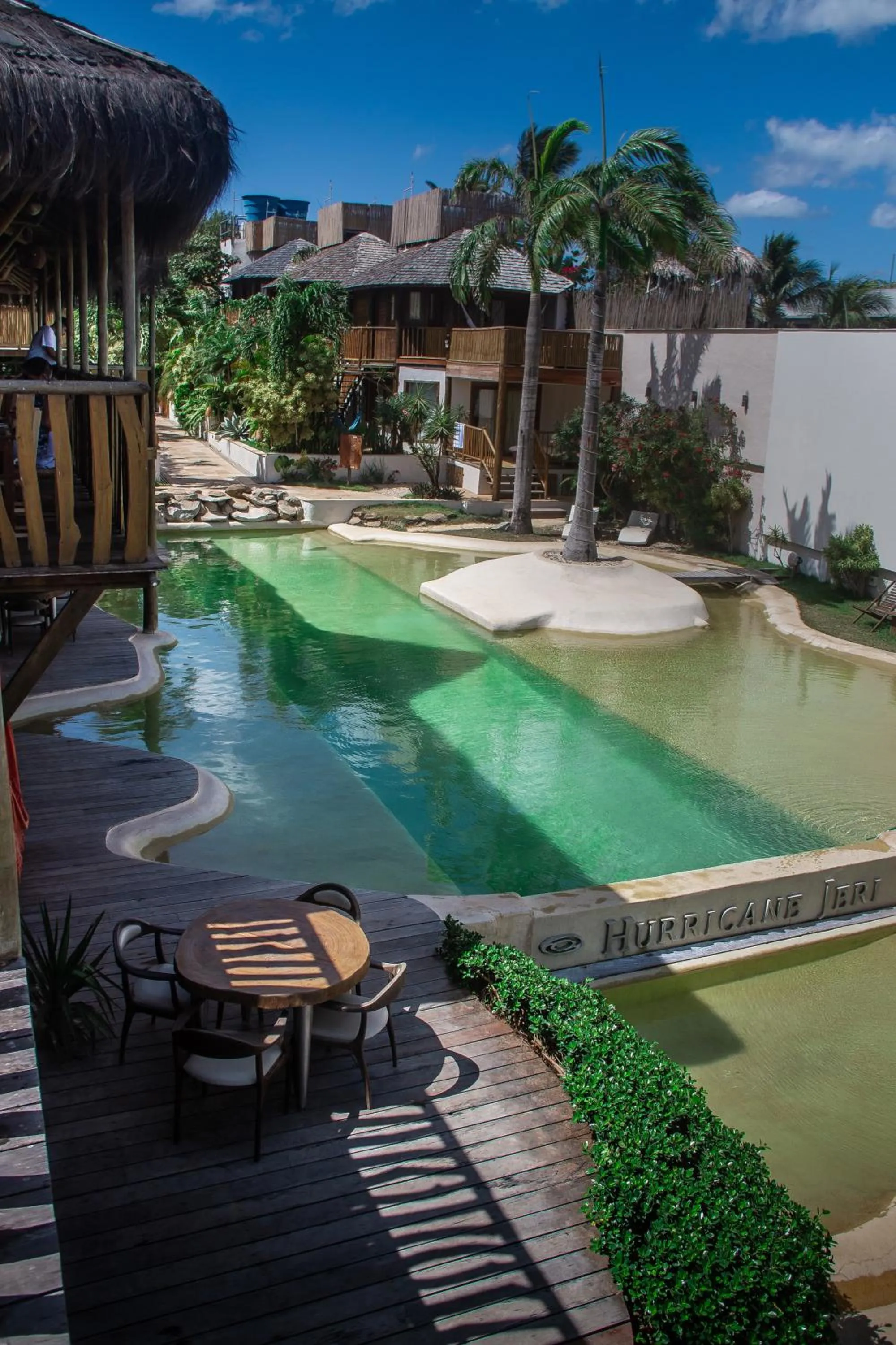 Swimming pool in Hurricane Jeri