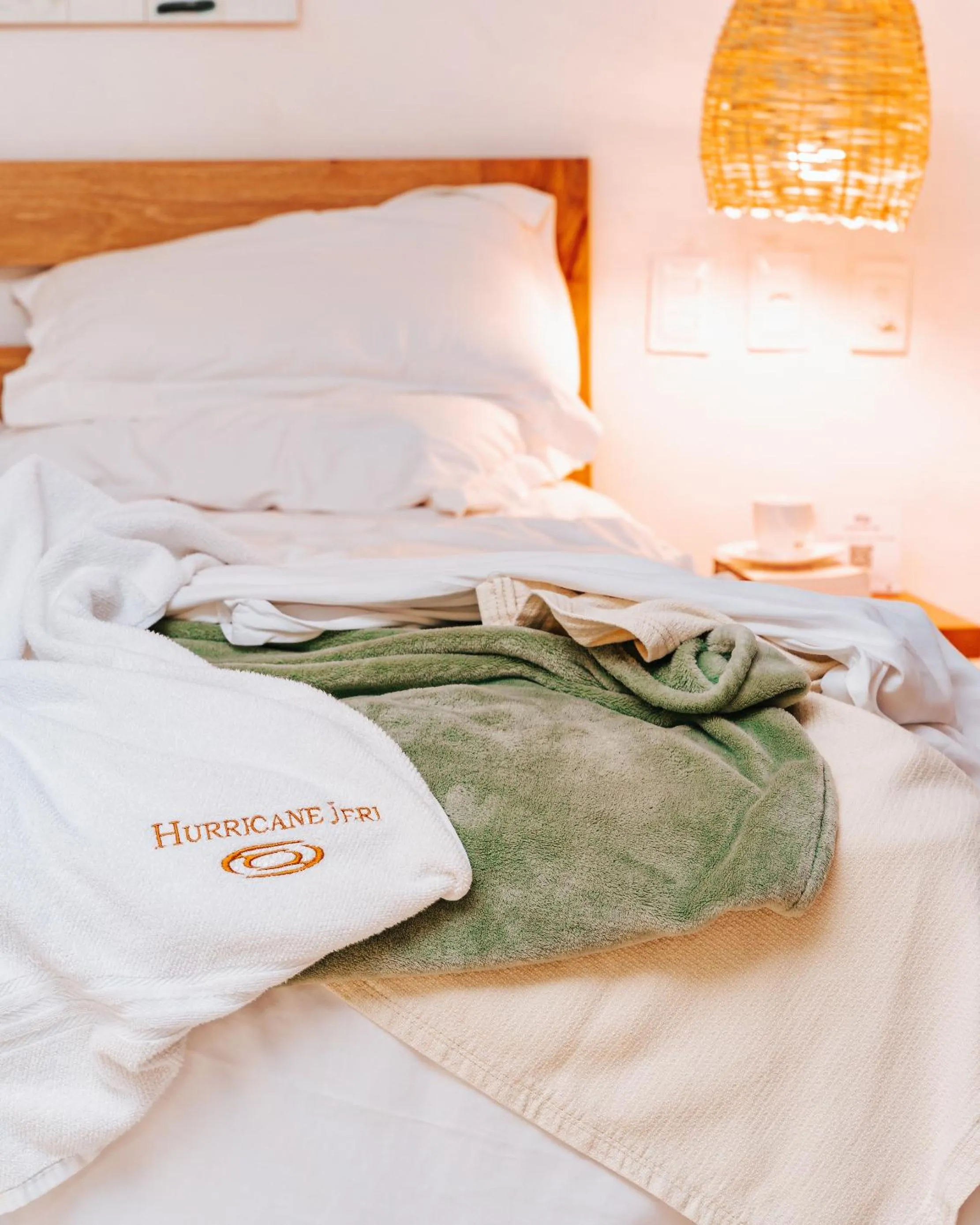 Bed in Hurricane Jeri