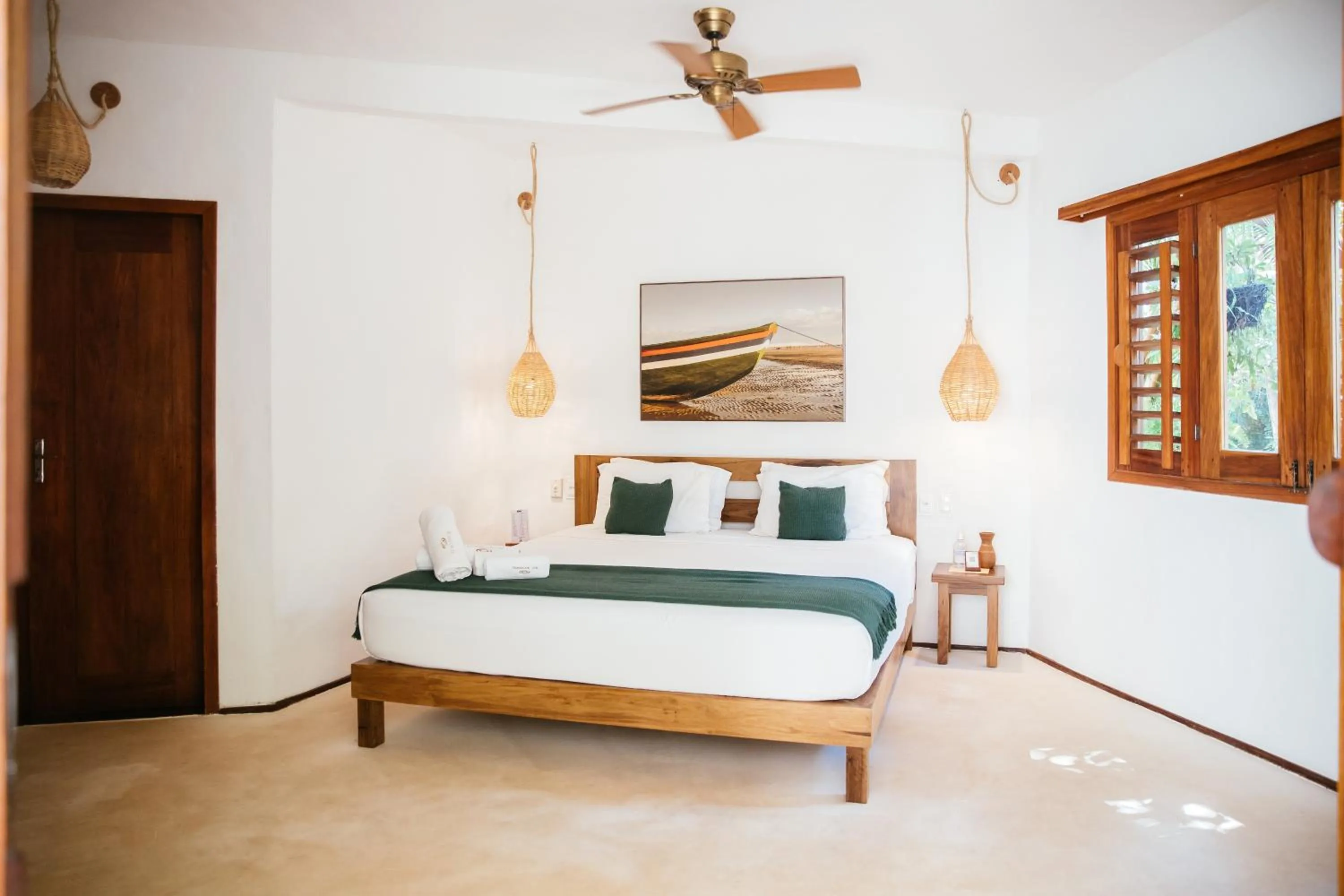 Bed in Hurricane Jeri