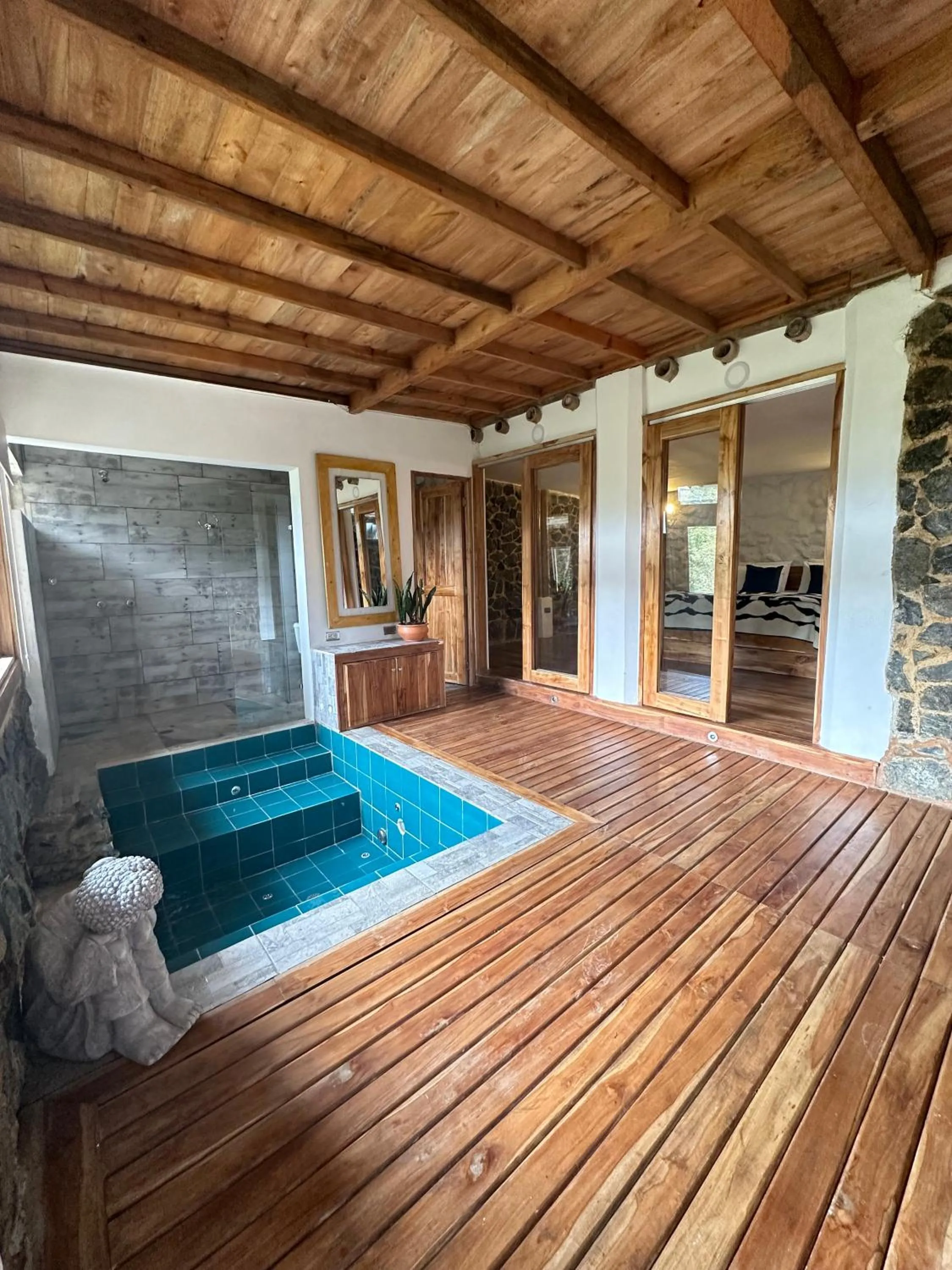 Hot Tub in Eco Hotel Terrabella