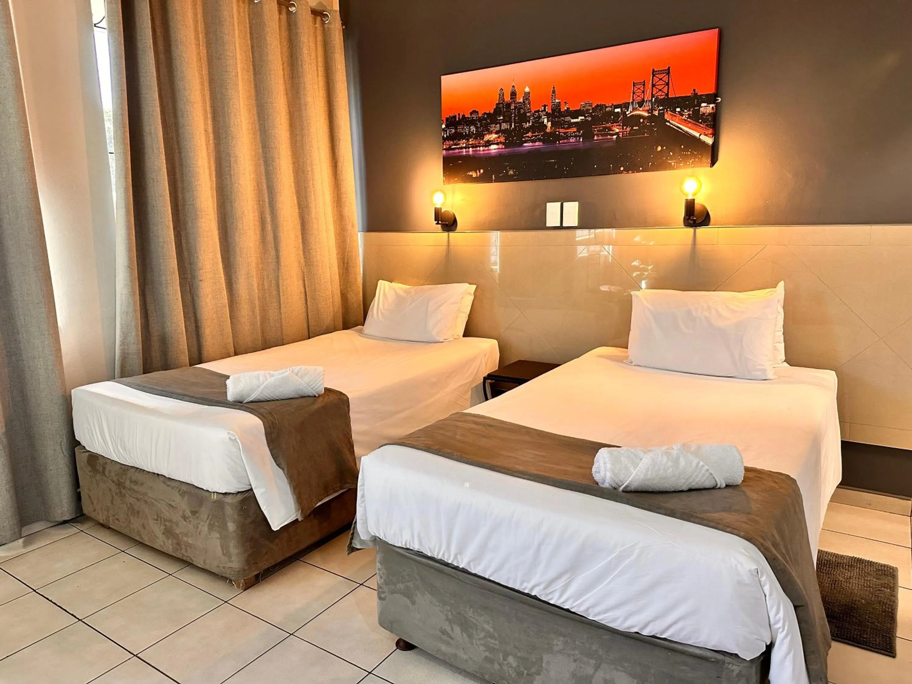 Bed in N1 Hotel Bulawayo