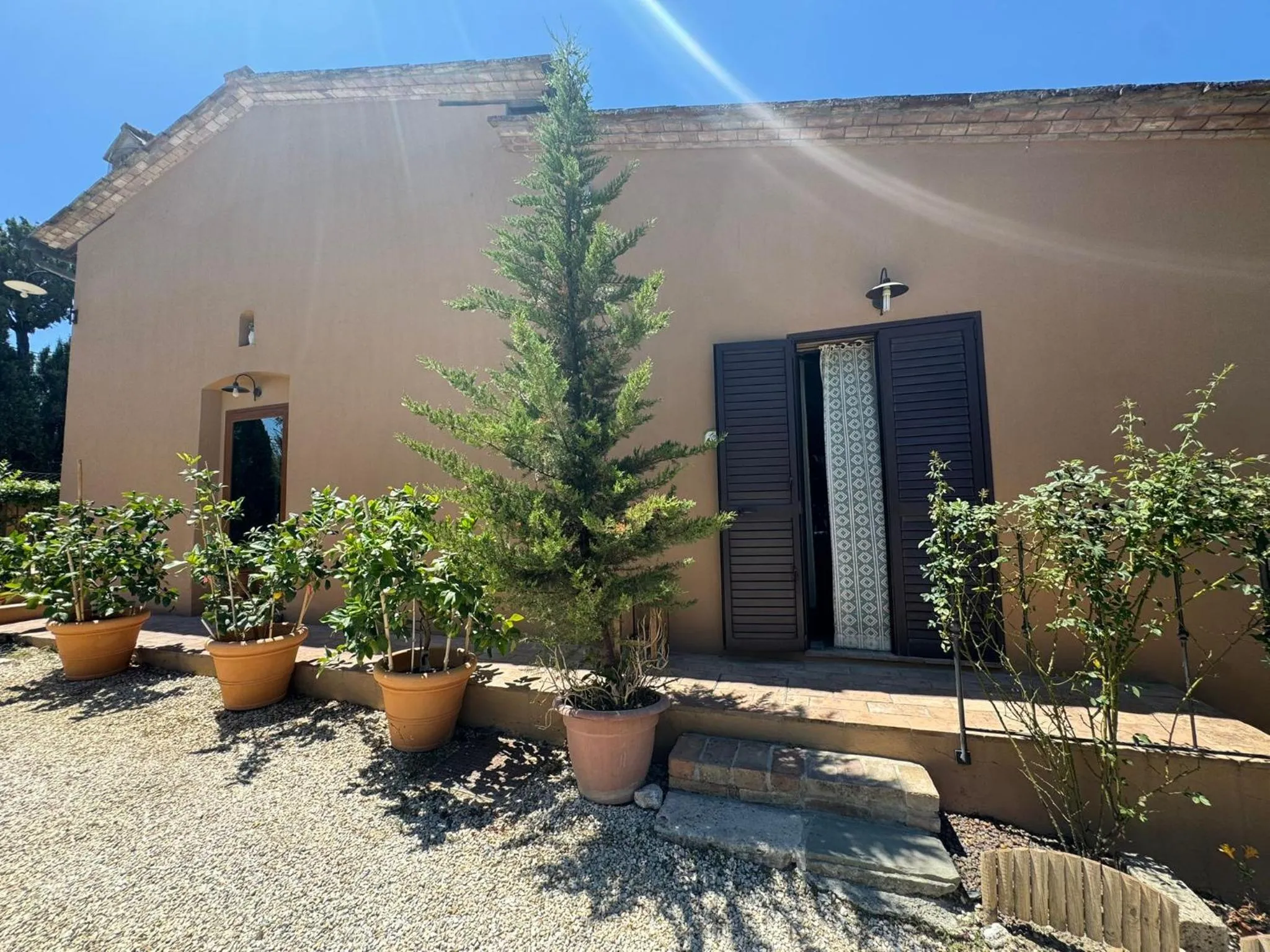 Quiet street view in B&B Il Fienile San Gimignano