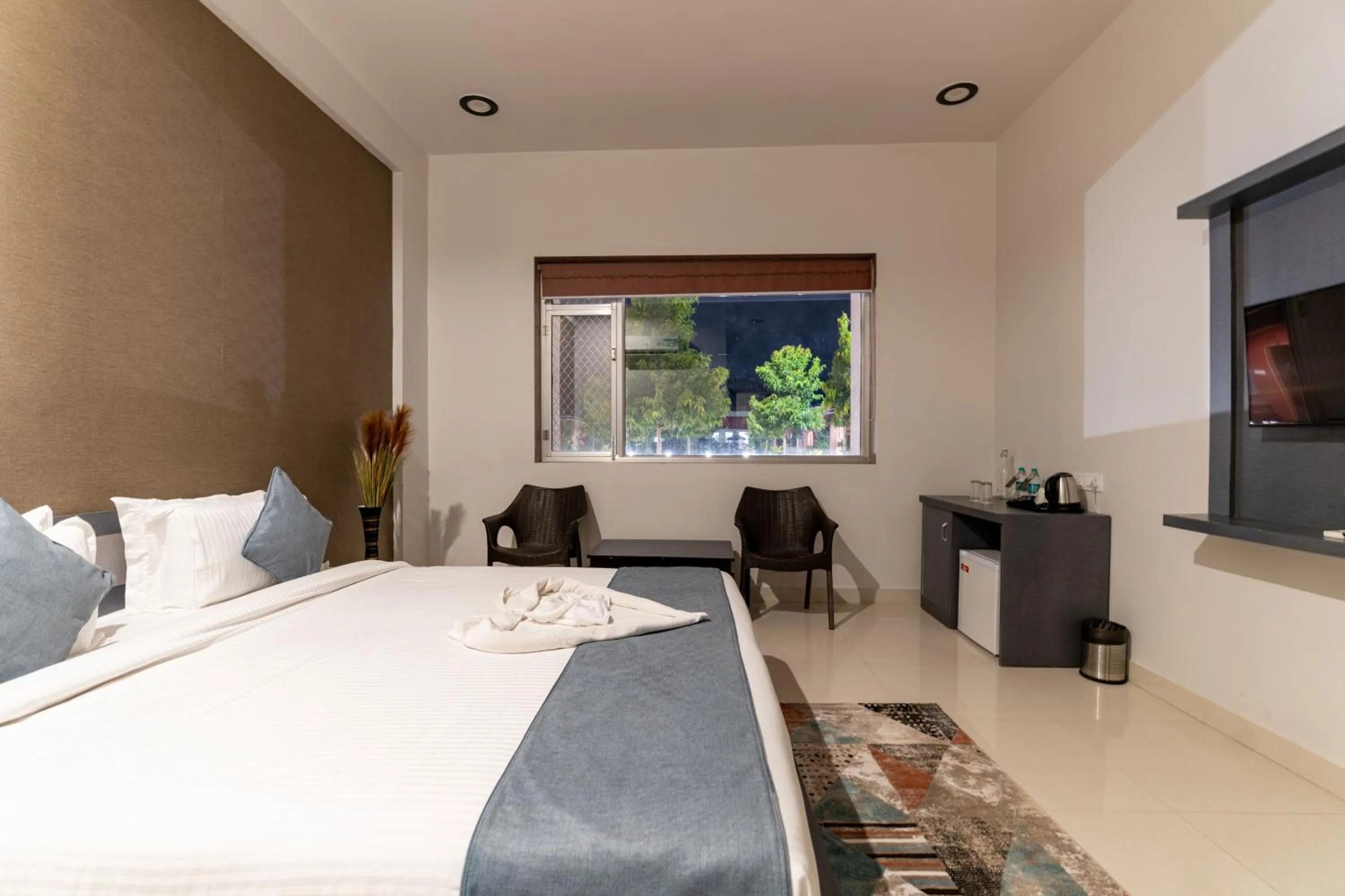 Bed in Vesta Avtar Resort Pushkar