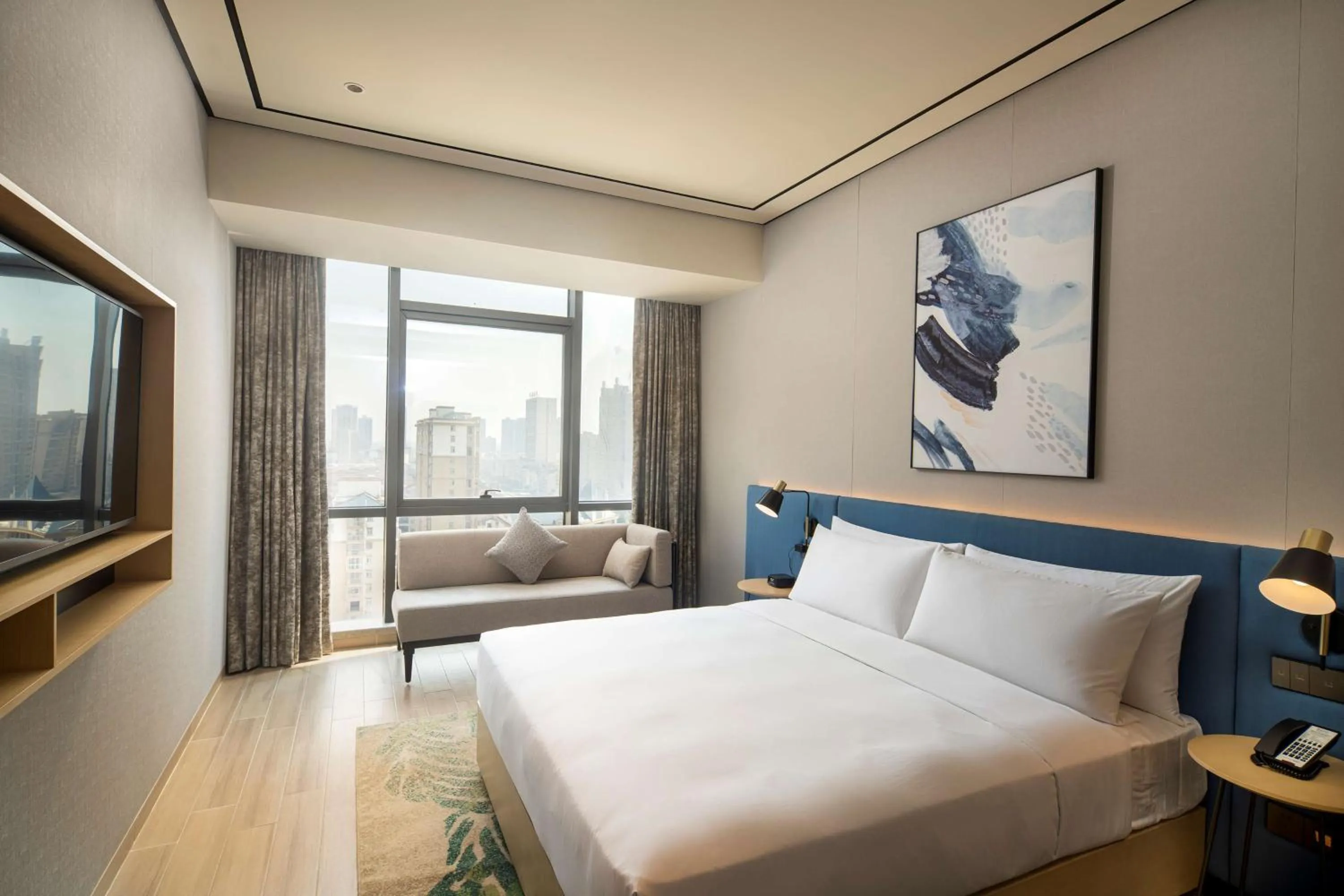 Bed in Hilton Garden Inn Changde Dingcheng
