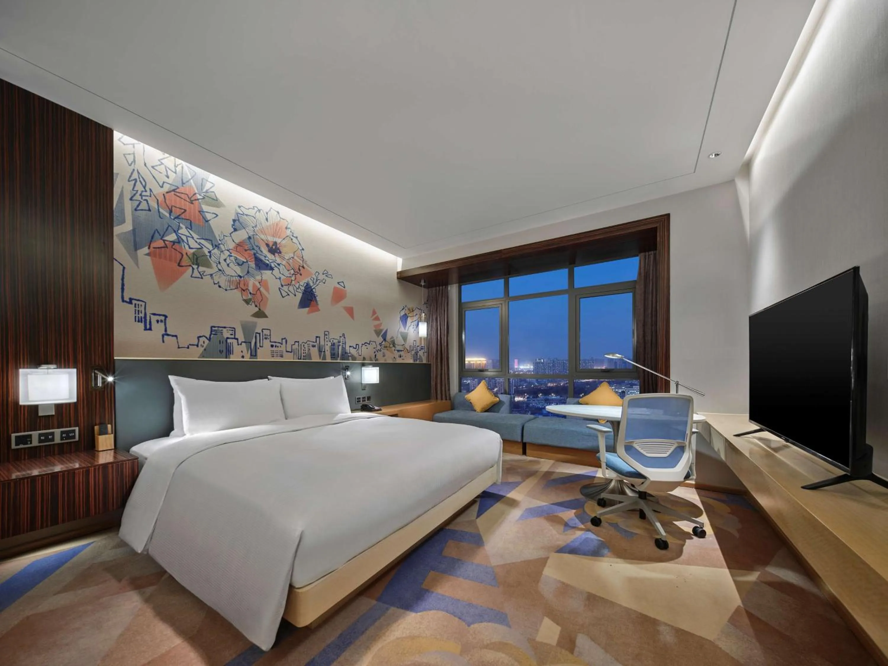 Bedroom, Bed in Hilton Garden Inn Heze