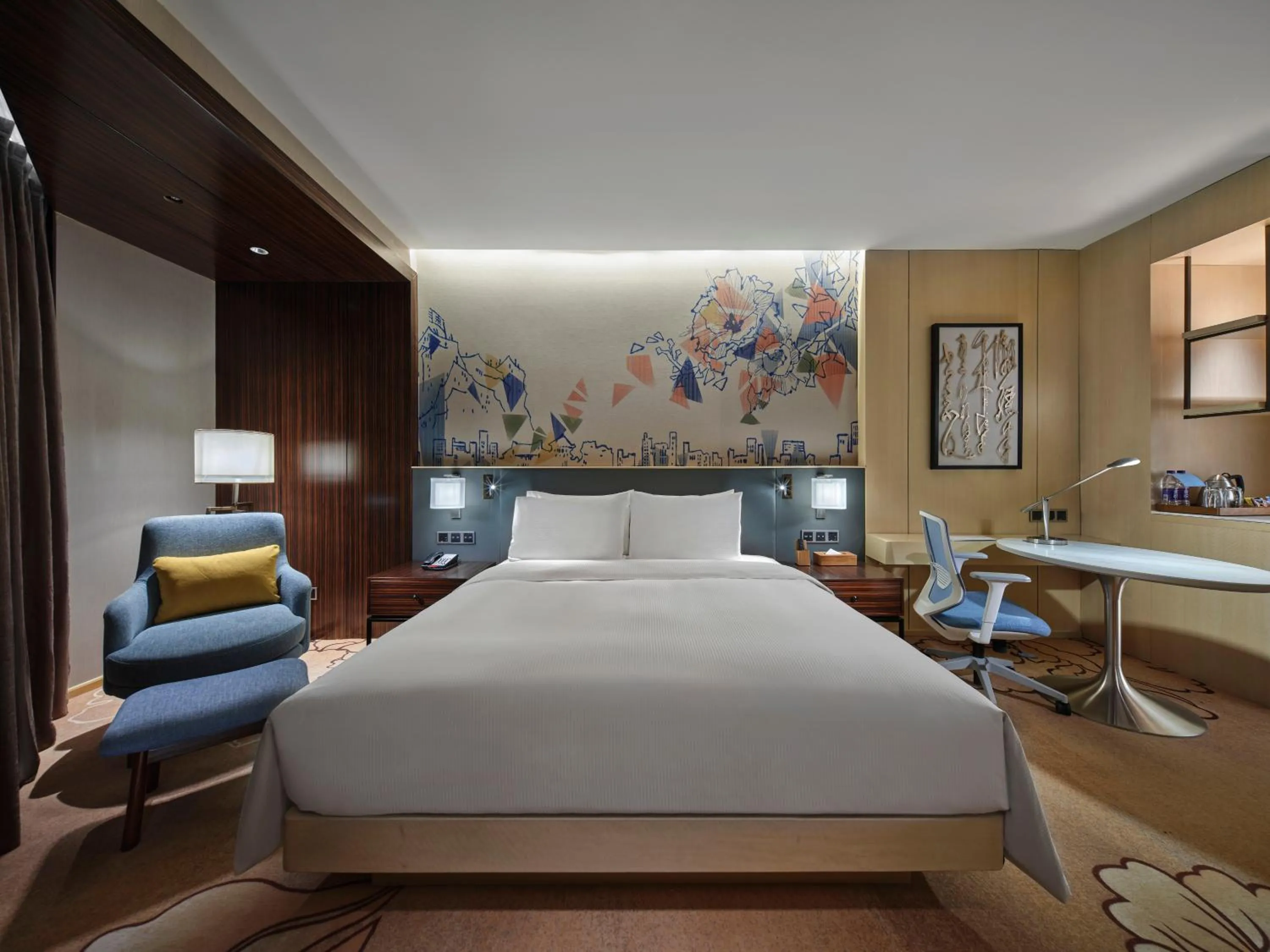 Photo of the whole room, Bed in Hilton Garden Inn Heze