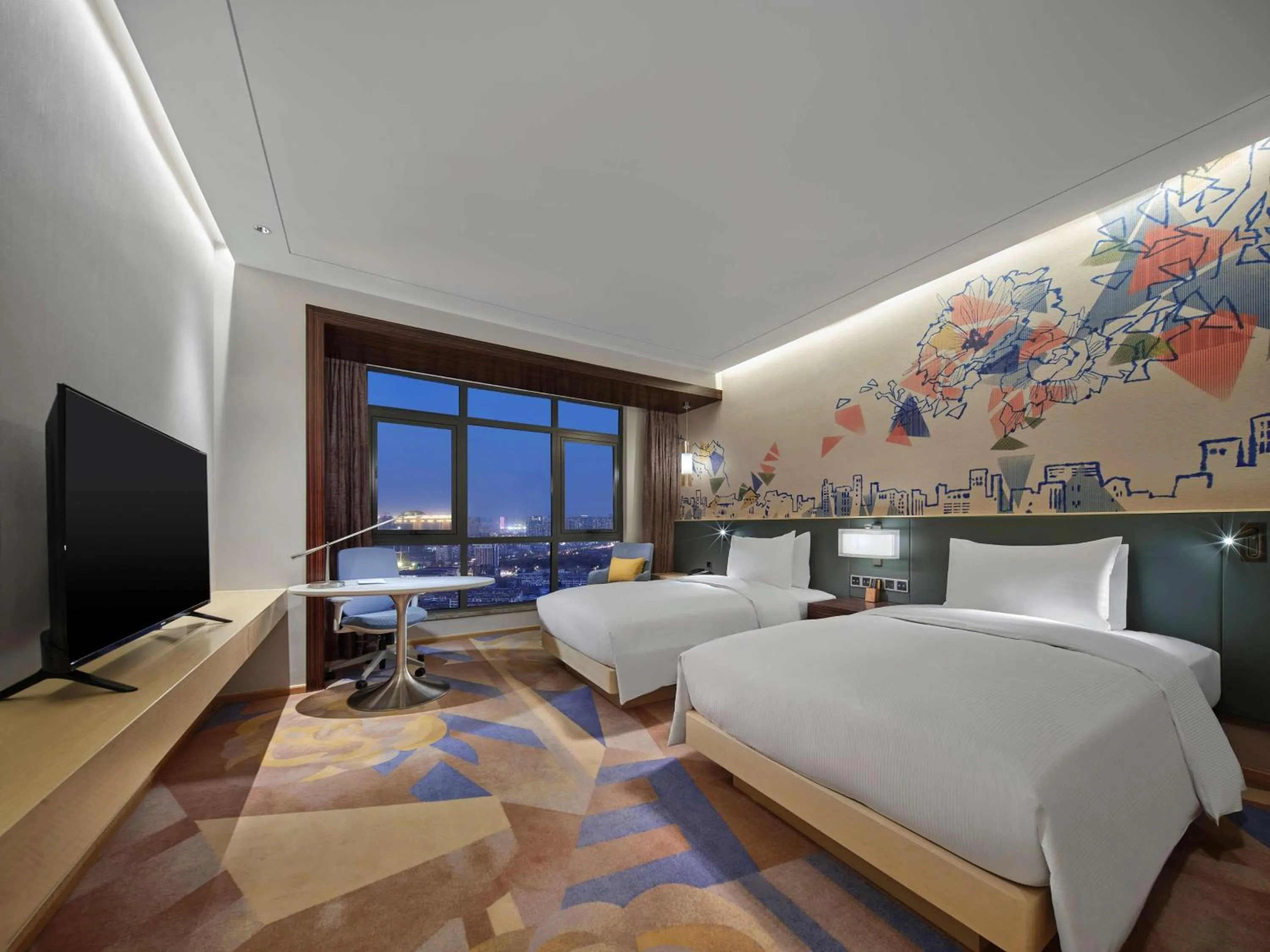 Photo of the whole room, Bed in Hilton Garden Inn Heze