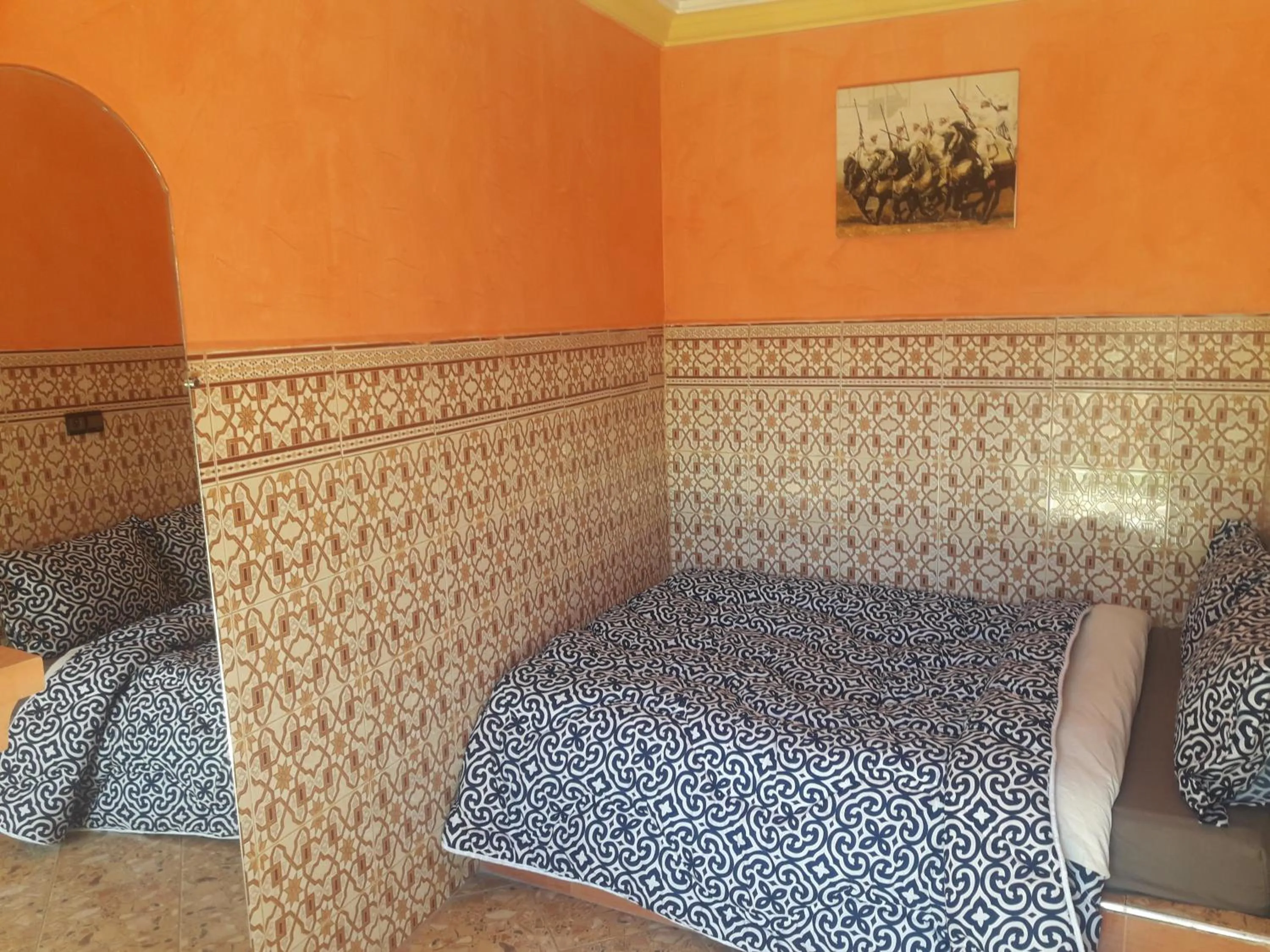 Bed in Hotel France Ouzoud