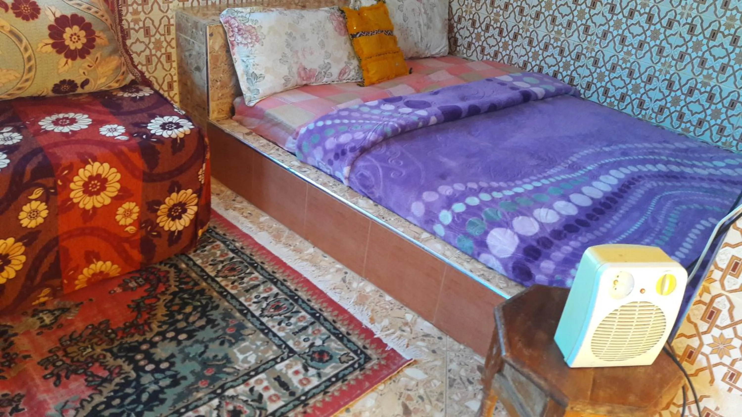 Bed in Hotel France Ouzoud