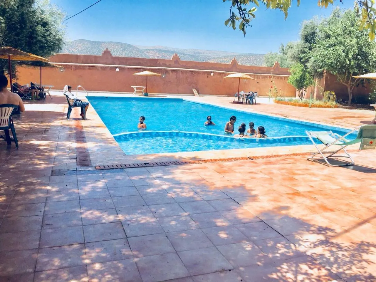 Swimming pool in Hotel France Ouzoud