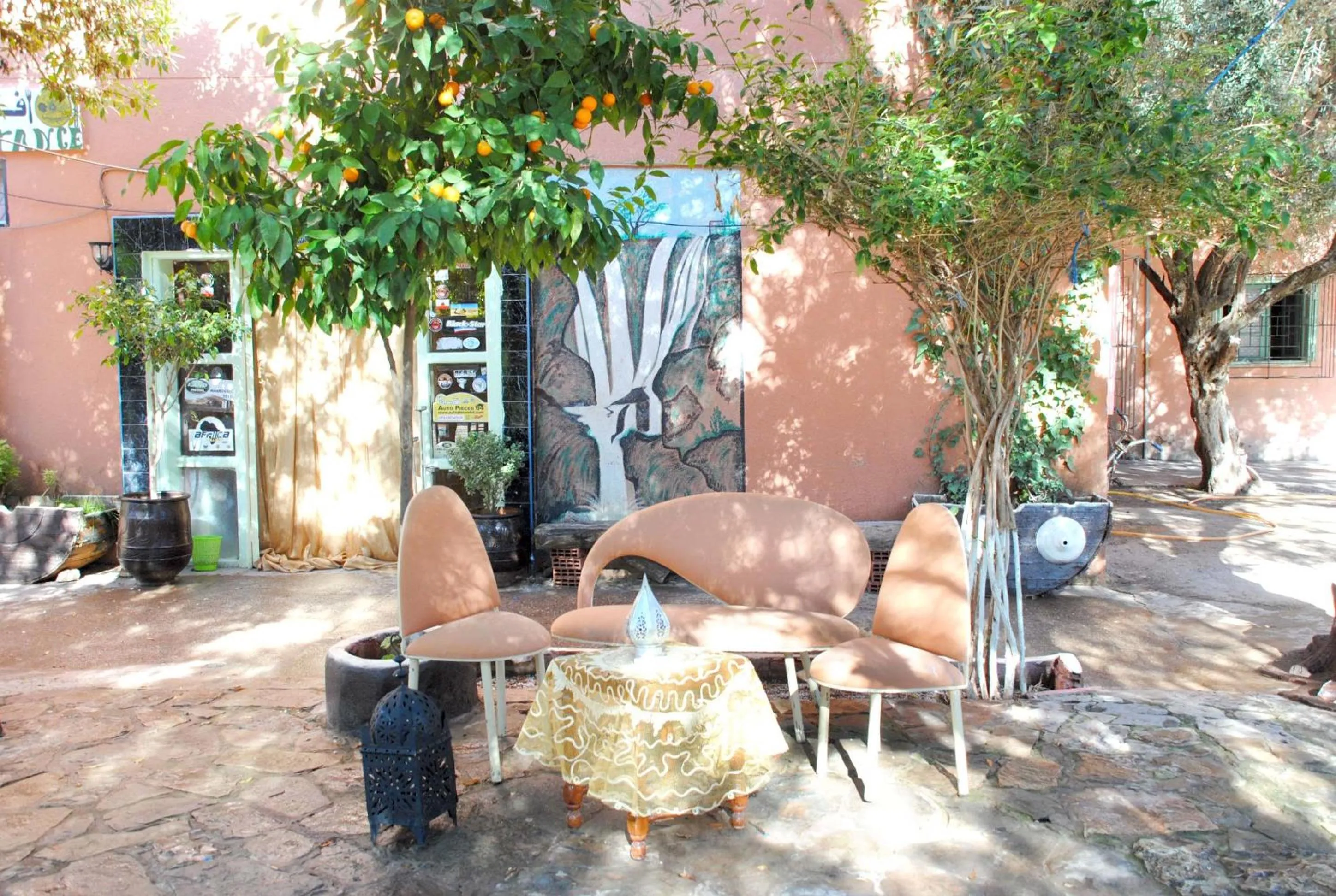 Patio in Hotel France Ouzoud