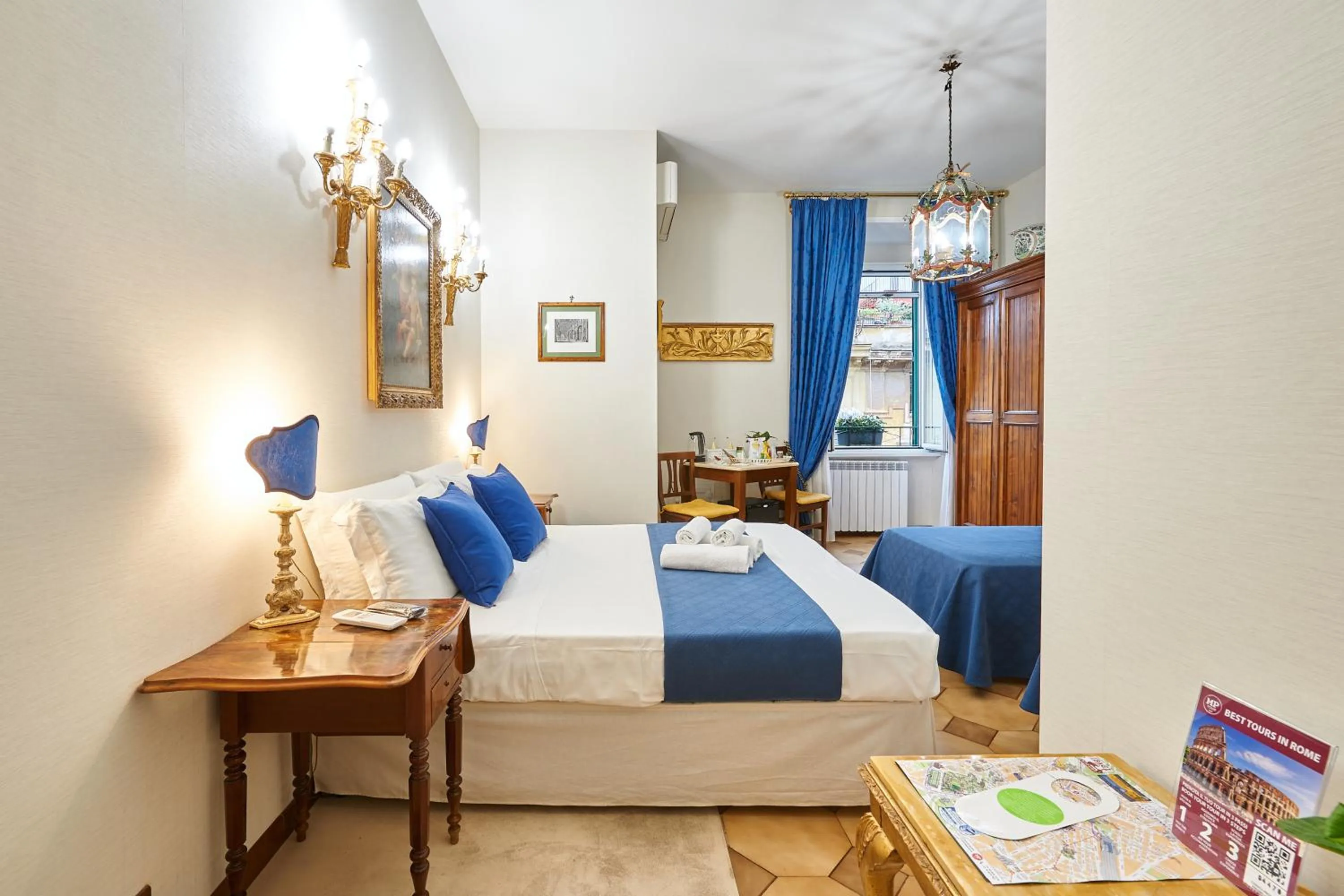 Photo of the whole room, Bed in Fabrizio's Rooms