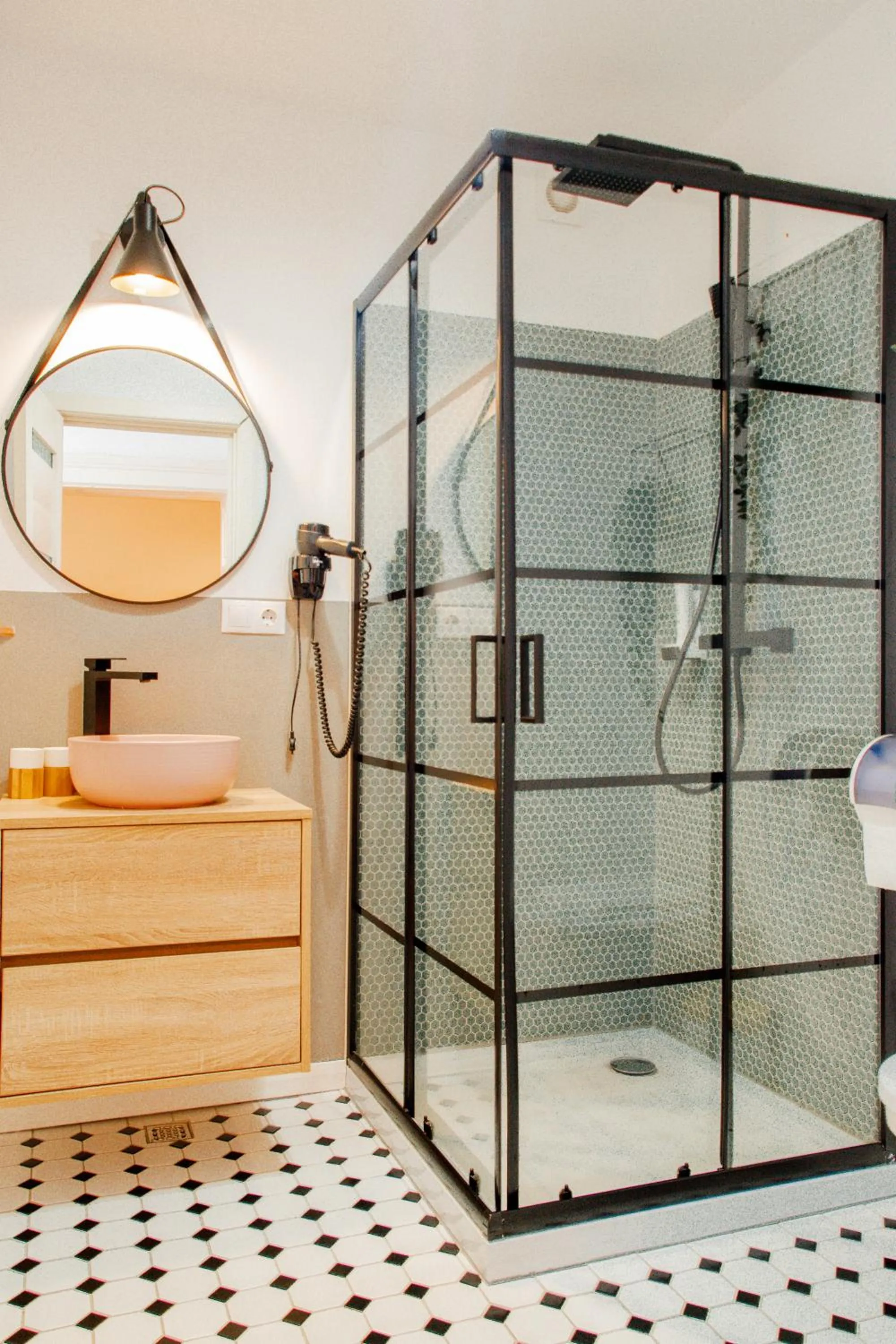 Shower in Althof Apartments