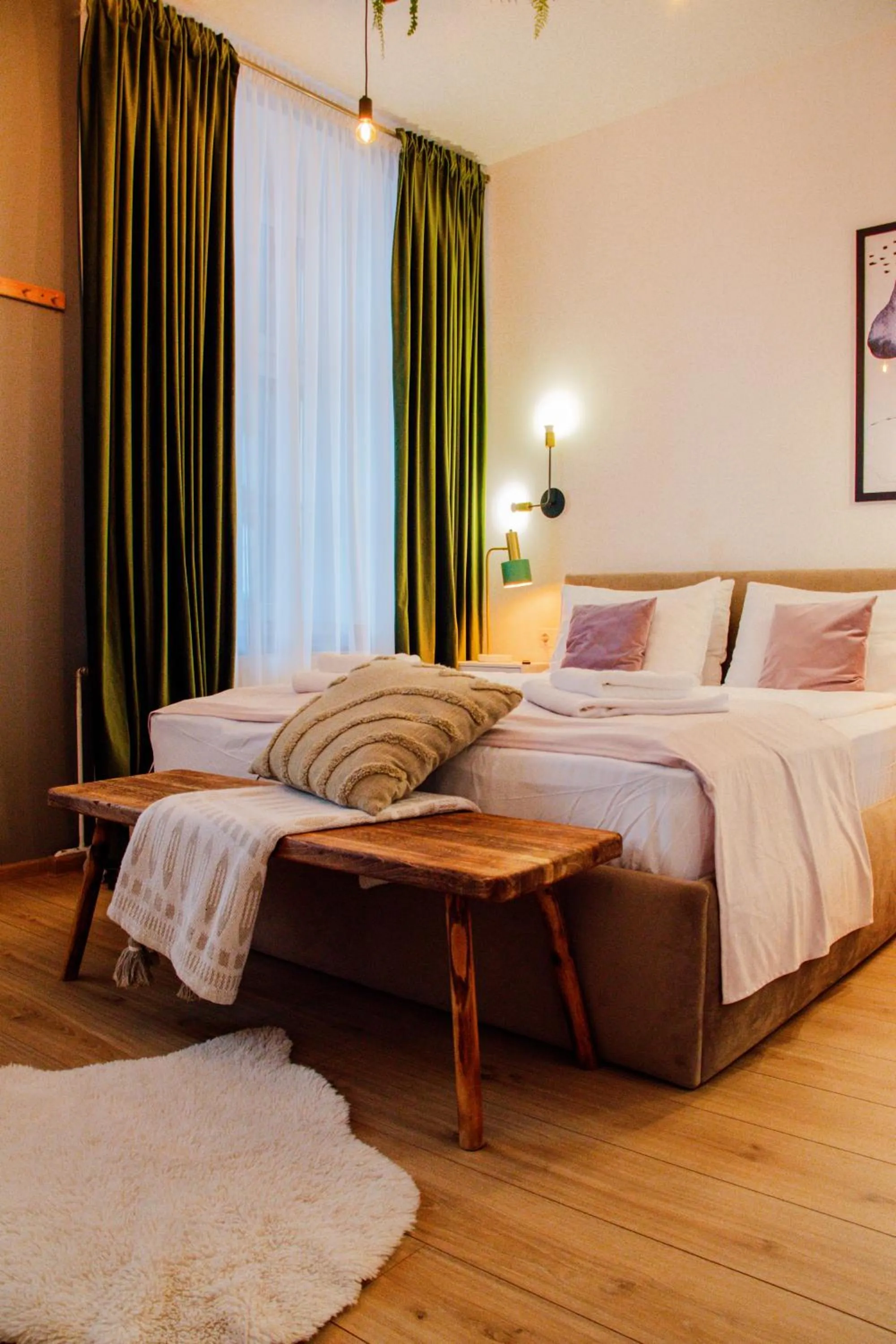 Bed in Althof Apartments