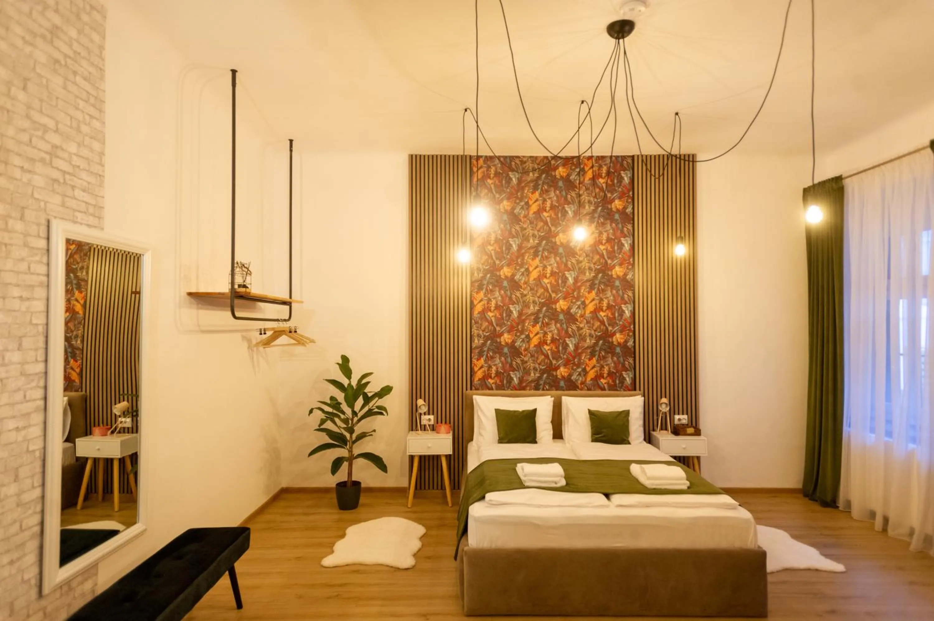 Bed in Althof Apartments