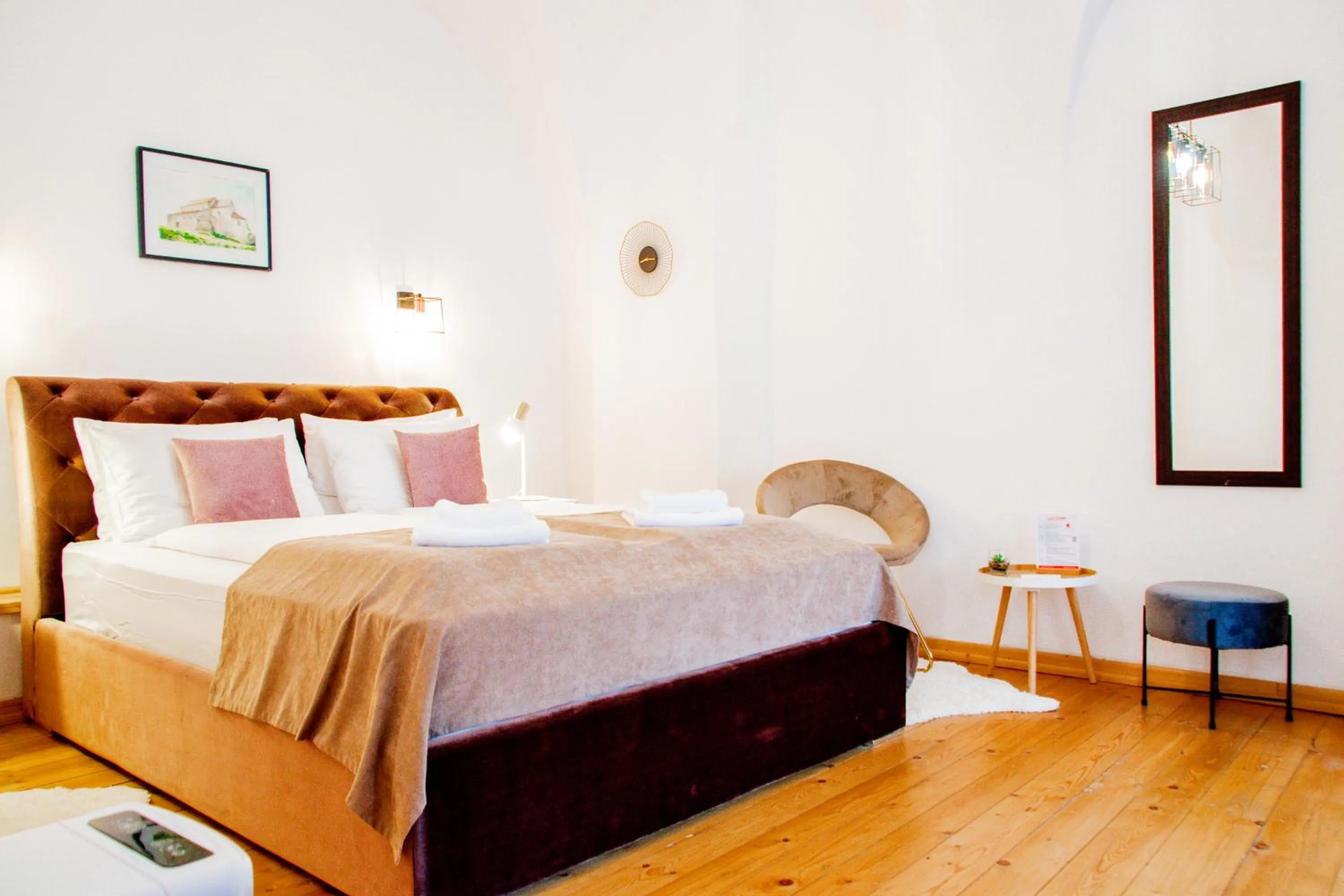 Bed in Althof Apartments