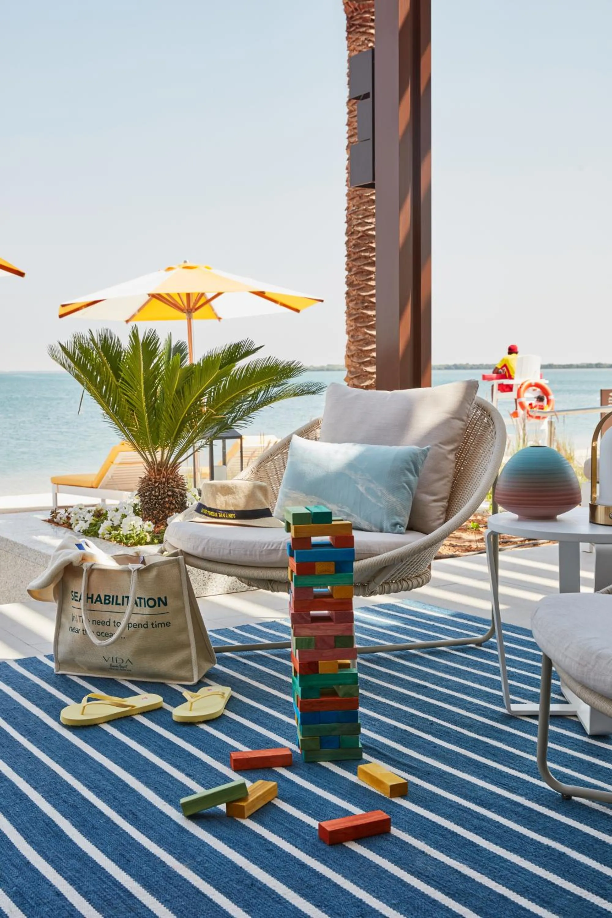Patio in Vida Beach Resort Umm Al Quwain
