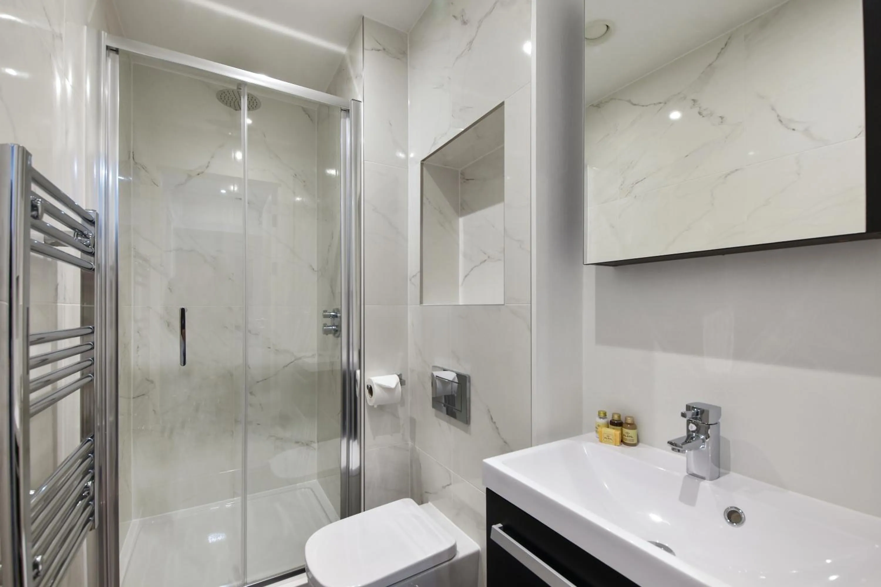 Bathroom in Victoria House by Aeria Apartments