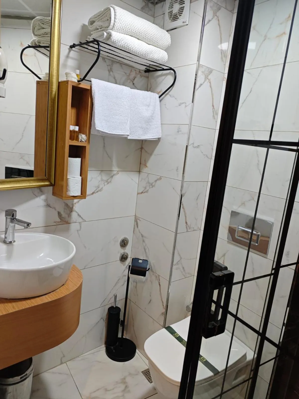 Shower in Hotel Devman