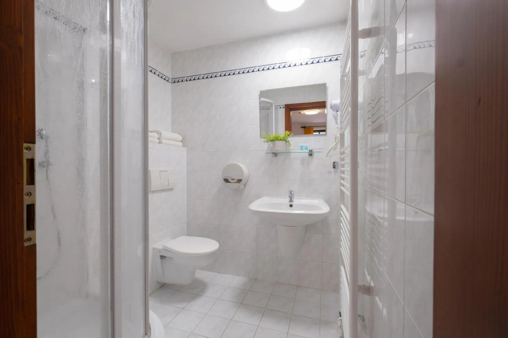 Shower in Hotel Hvezda