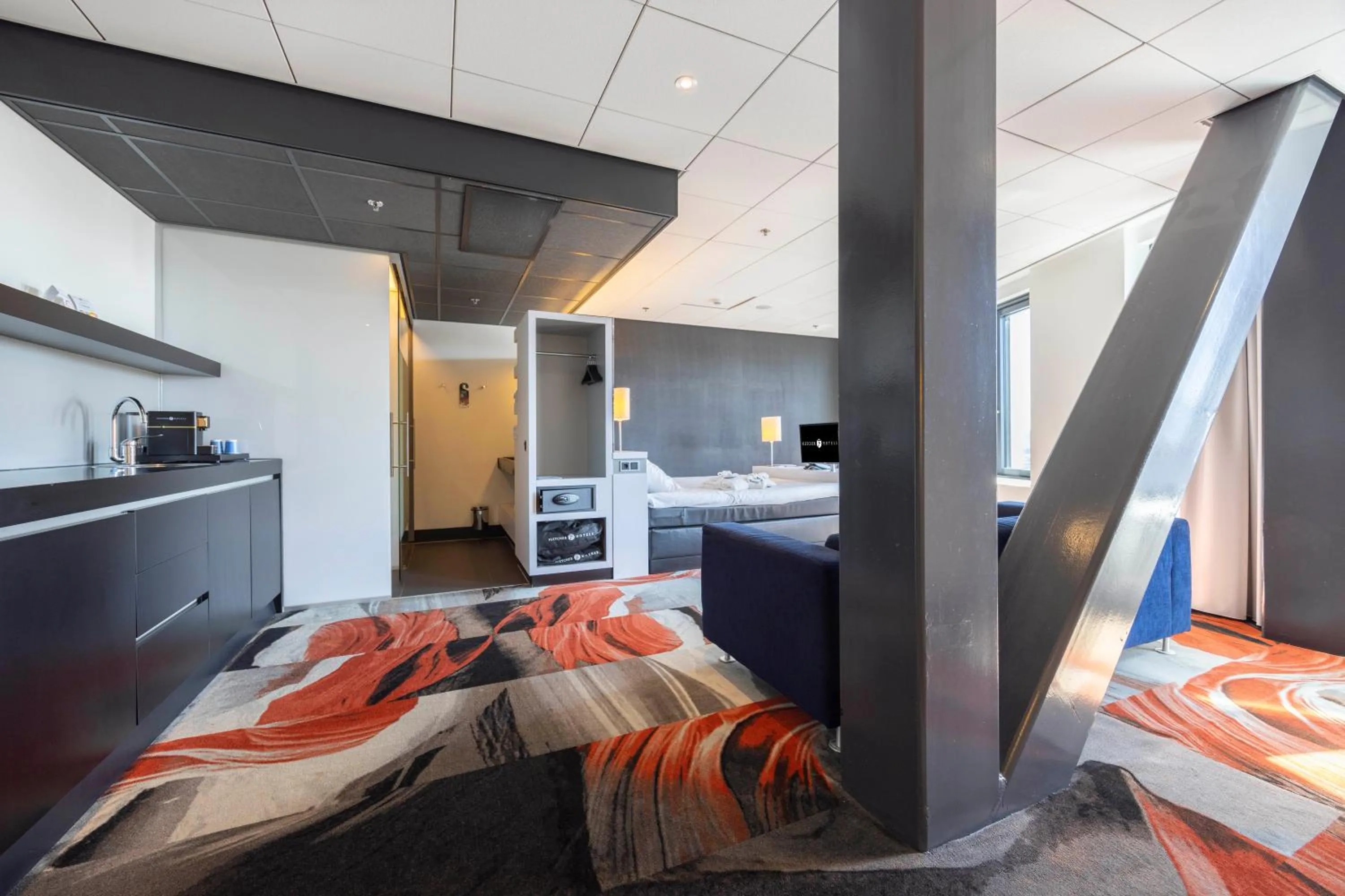 Bedroom, Bed in Fletcher Wellness-Hotel Leiden