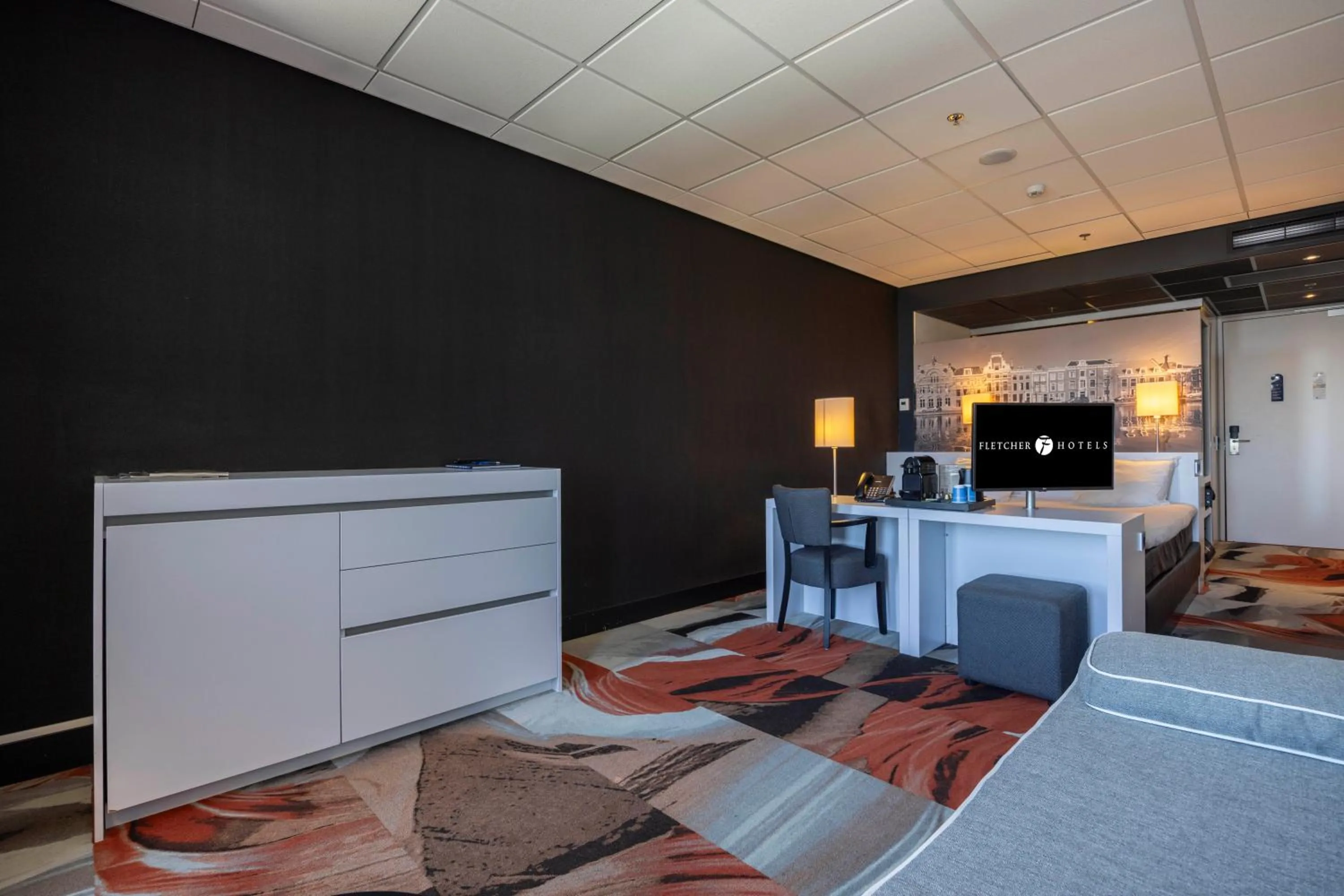 Seating area in Fletcher Wellness-Hotel Leiden