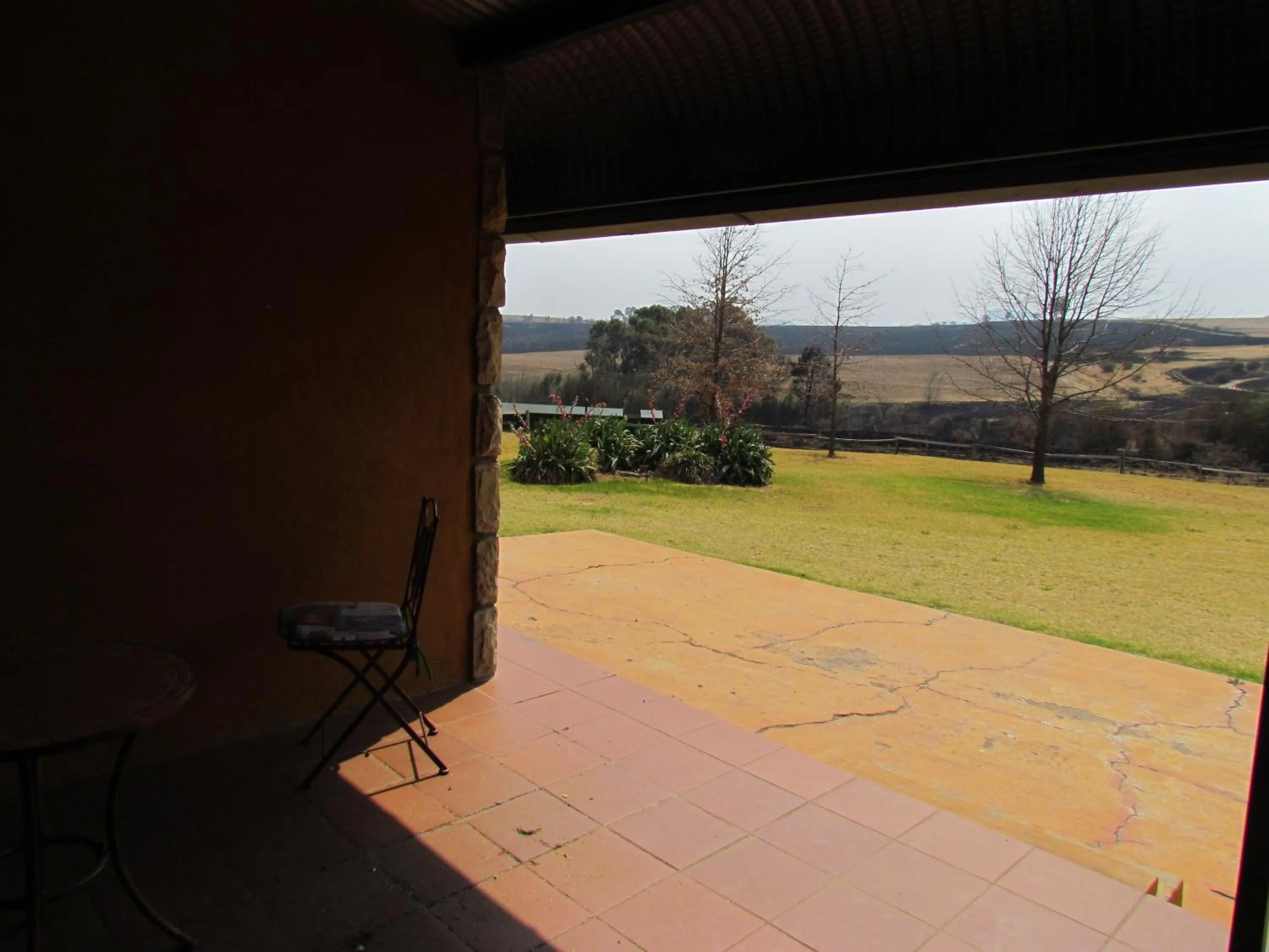 Patio in Pumula Guest Farm