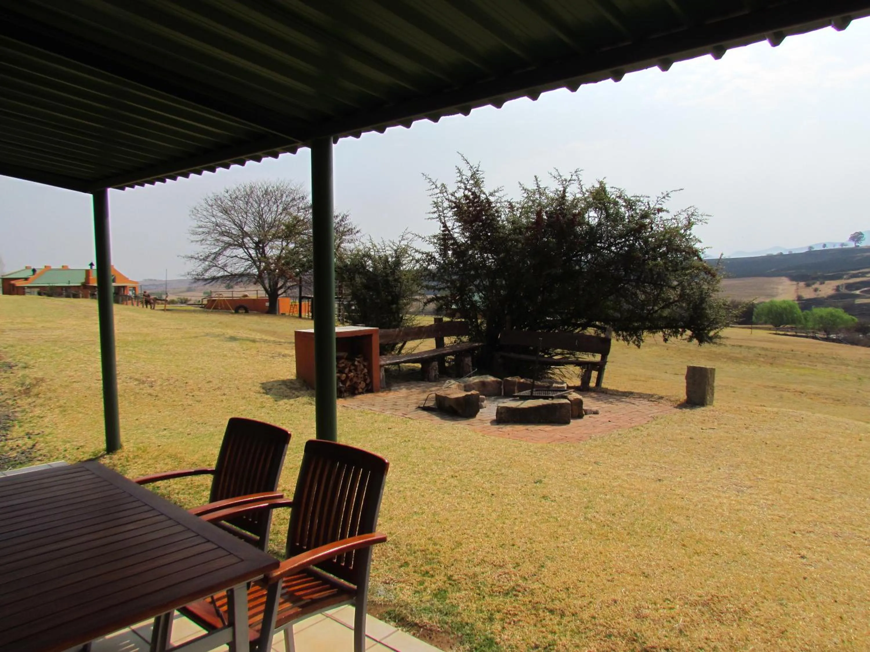 Patio in Pumula Guest Farm