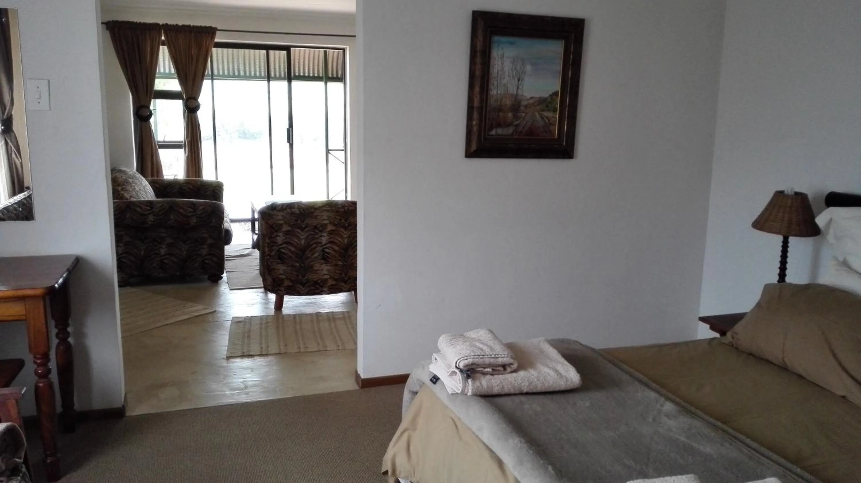 Living room in Pumula Guest Farm