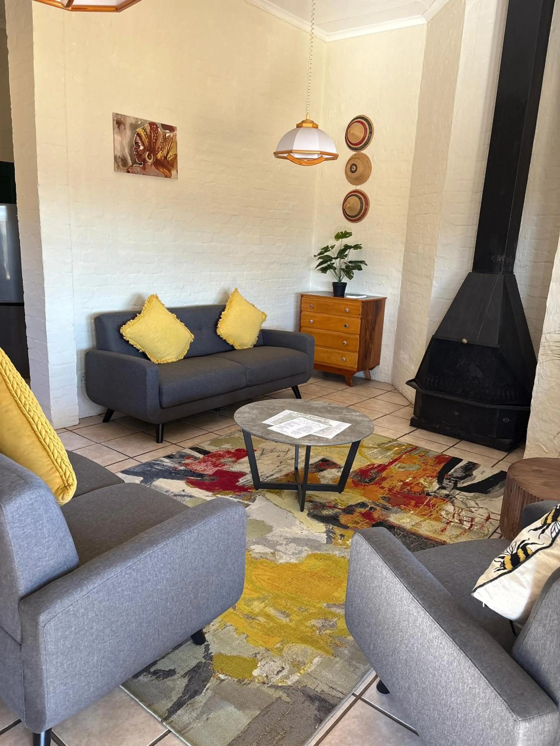 Living room in Pumula Guest Farm