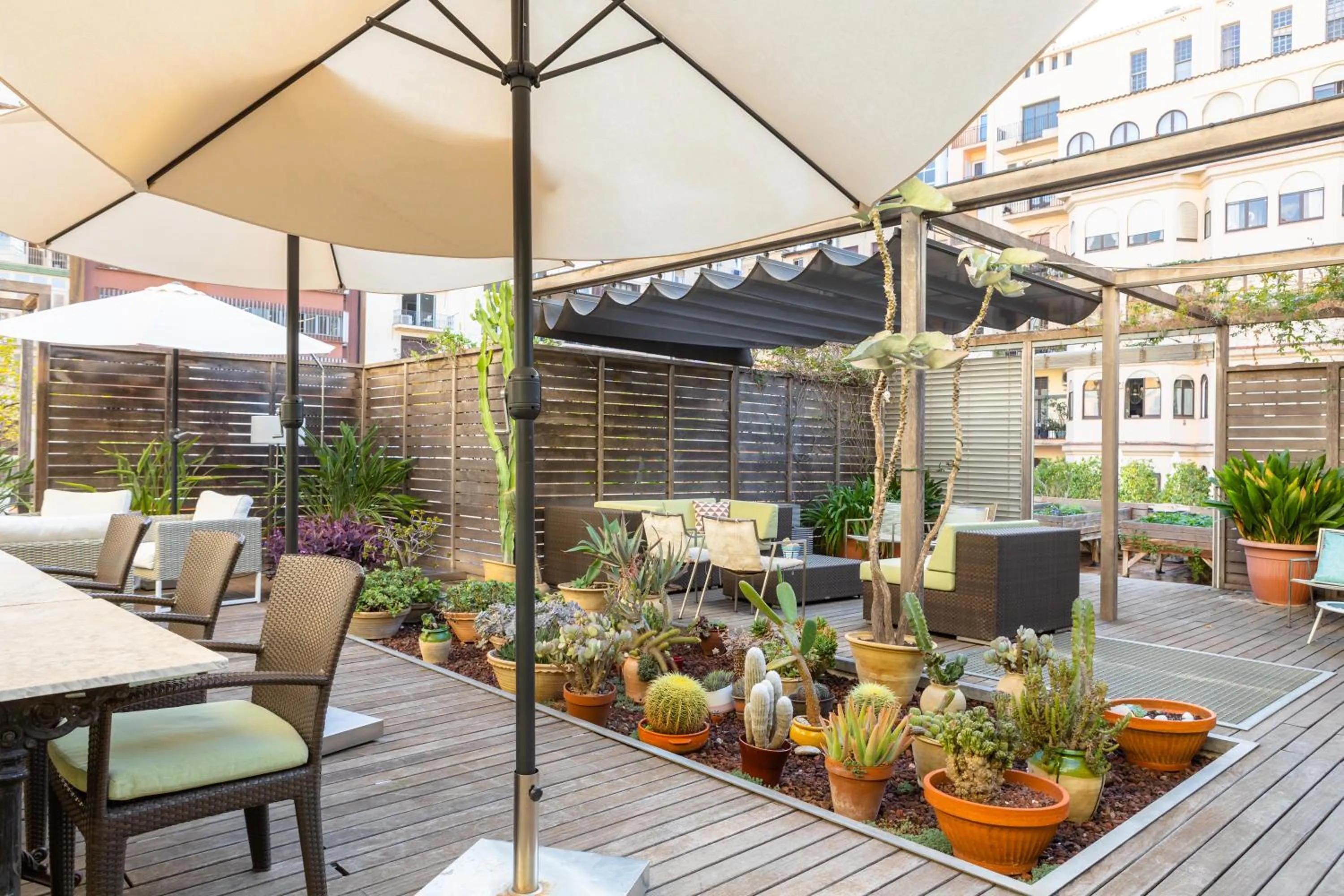 Patio in B&B Boutique Ca La Maria