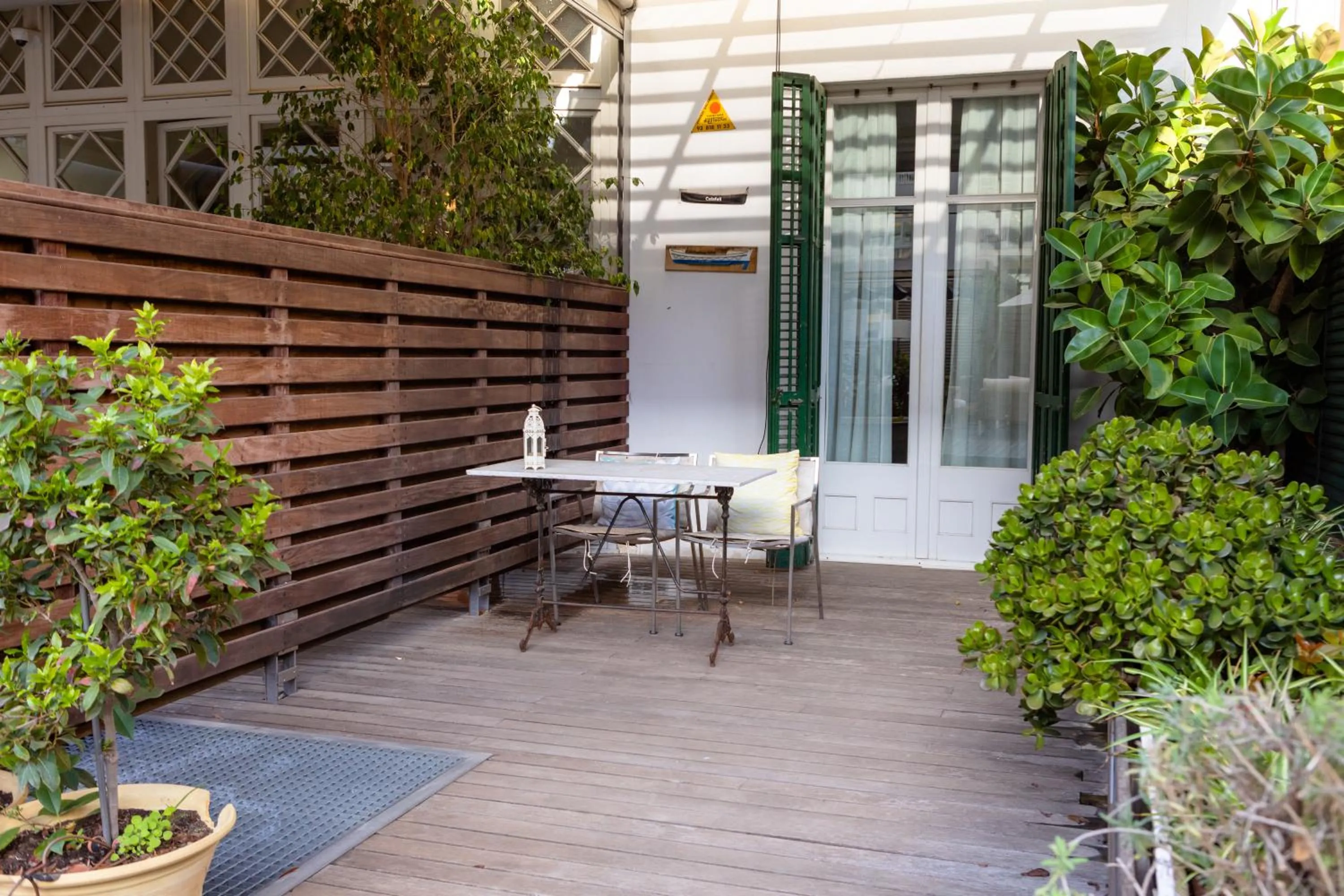 Patio in B&B Boutique Ca La Maria