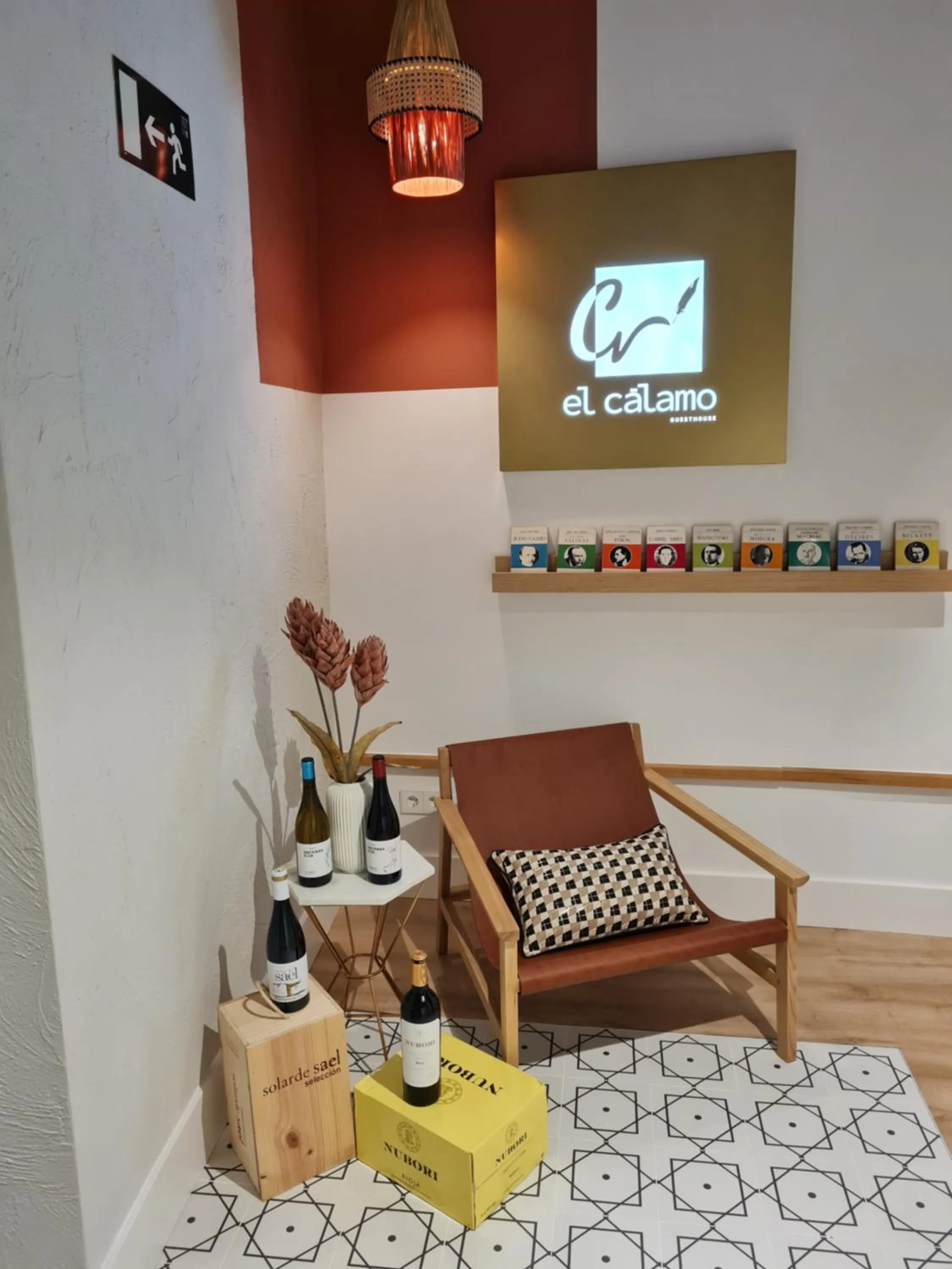 Lobby or reception in Cálamo Guesthouse