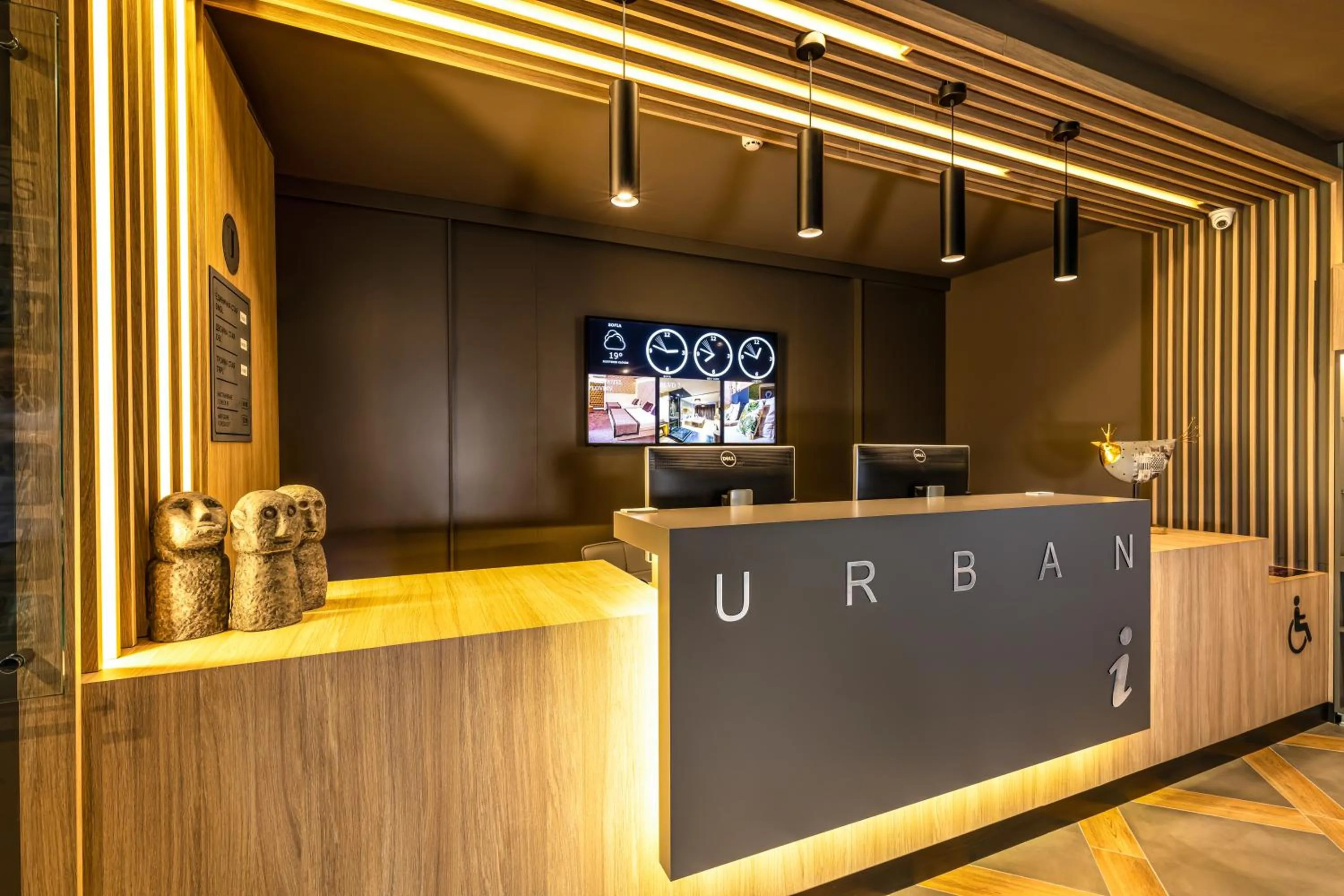 Property logo or sign in Hotel Urban