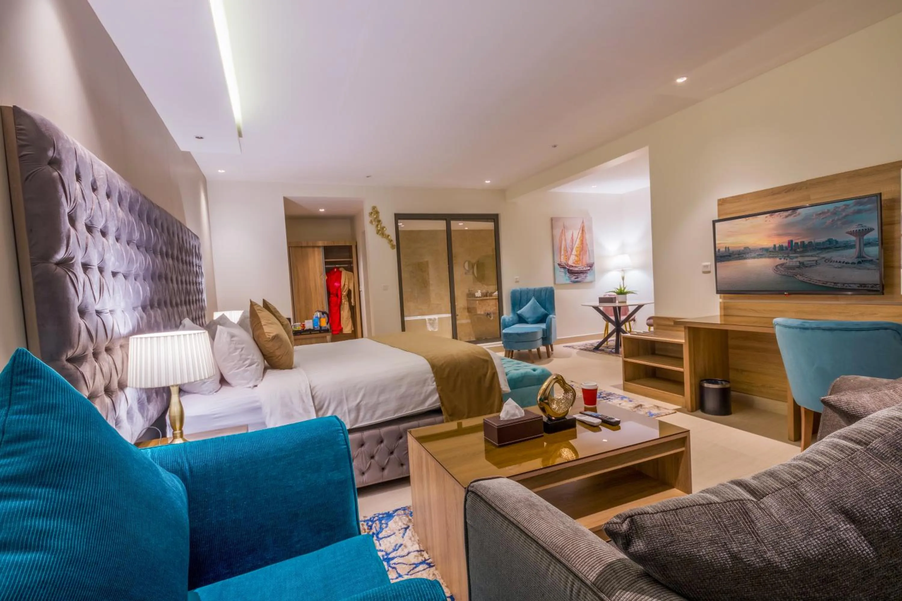 Bed in The Address Palace Apartments