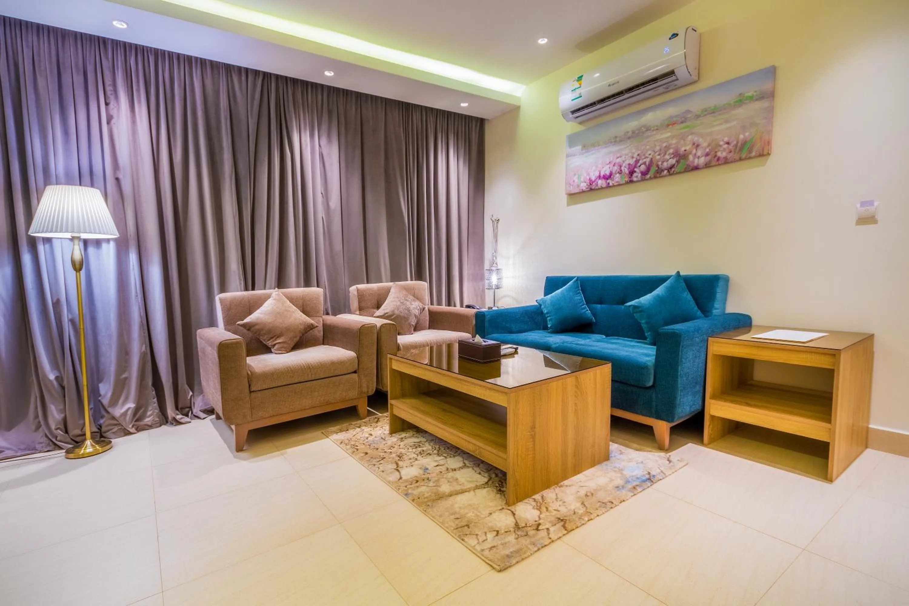 Seating area in The Address Palace Apartments