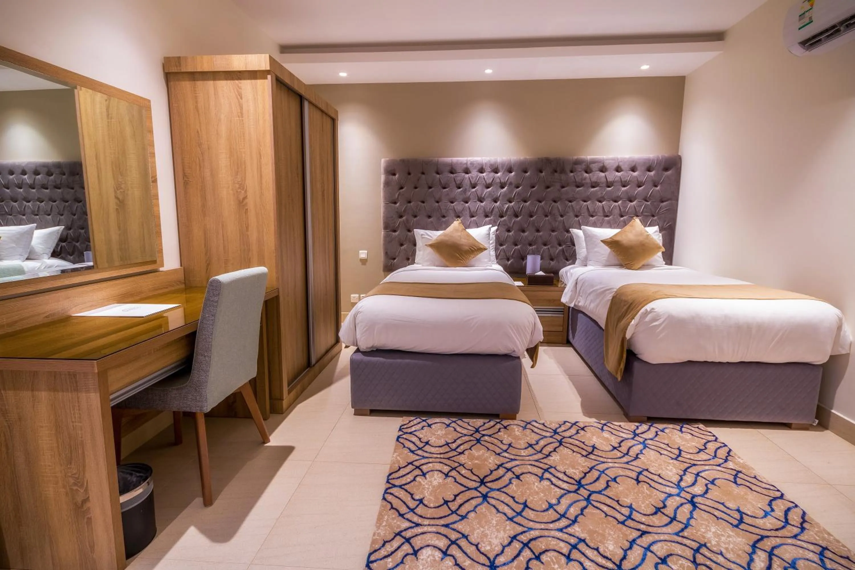 Bedroom, Bed in The Address Palace Apartments