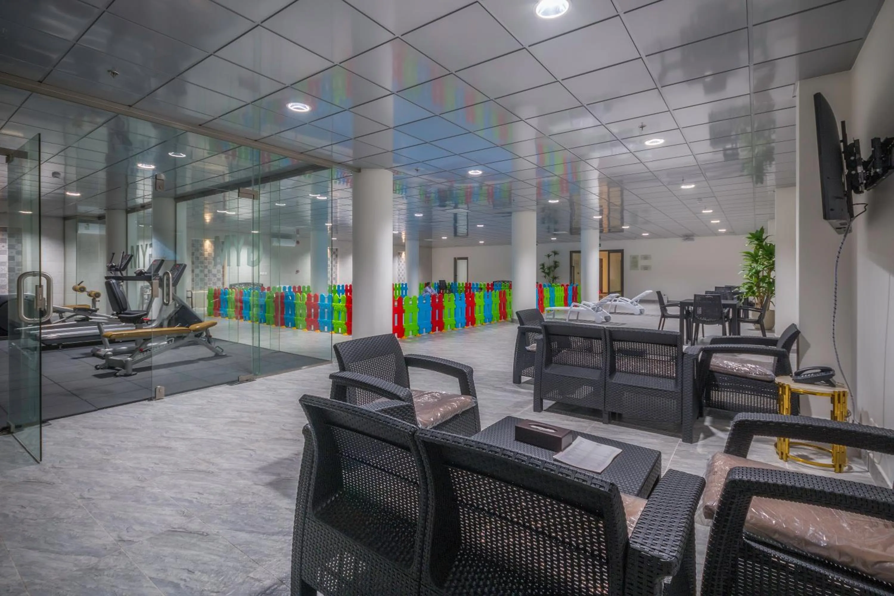 Seating area in The Address Palace Apartments