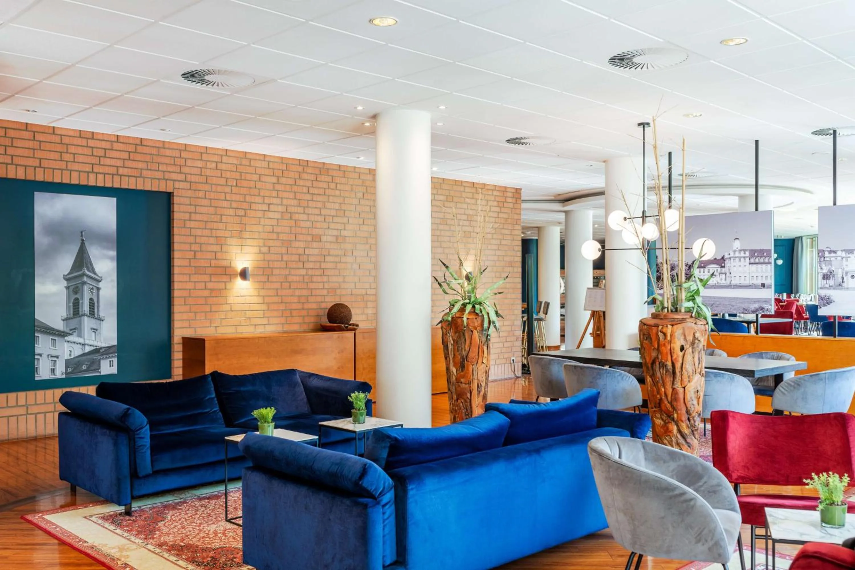 Lobby or reception in Radisson Blu Hotel Karlsruhe