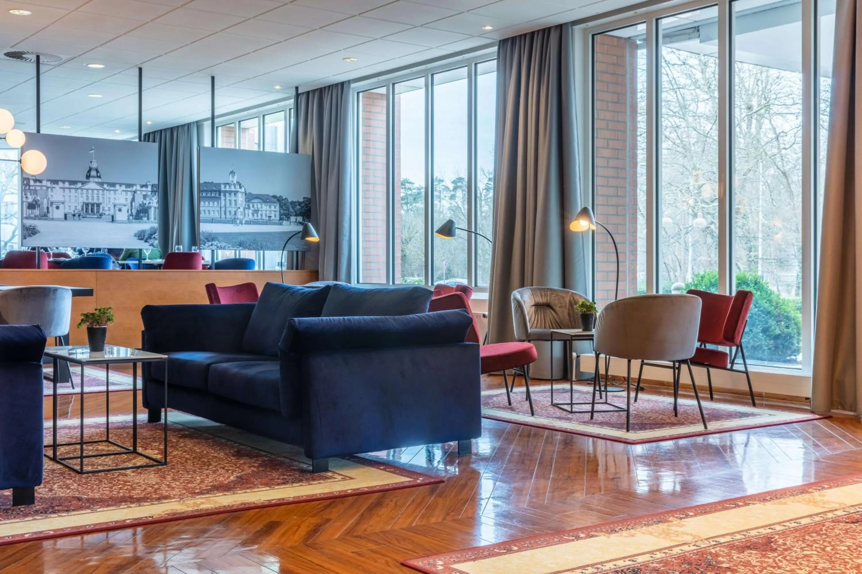 Lobby or reception in Radisson Blu Hotel Karlsruhe