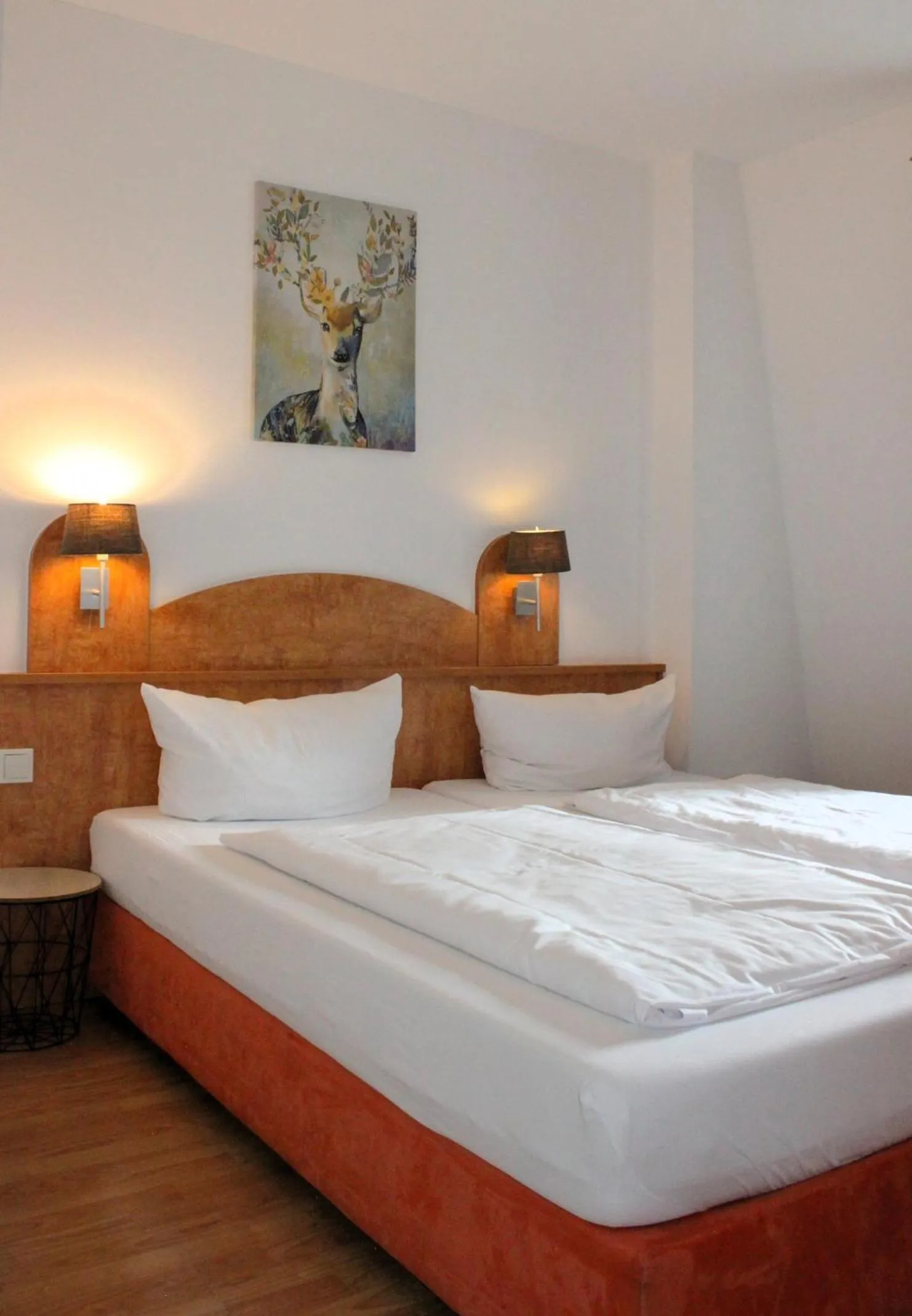 Bed in Hotel Waitzingers