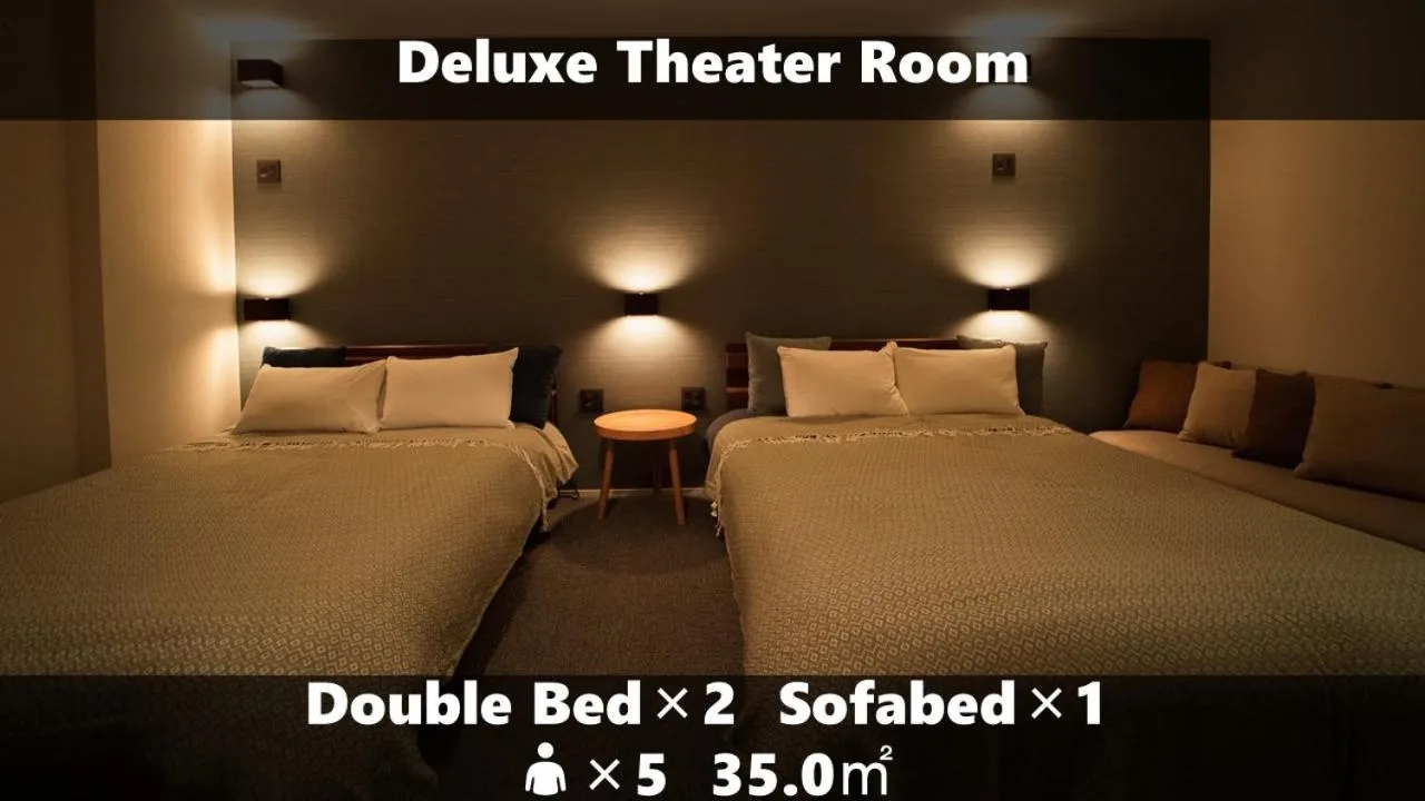 Bedroom, Bed in Vieuno Stay Hakata 1