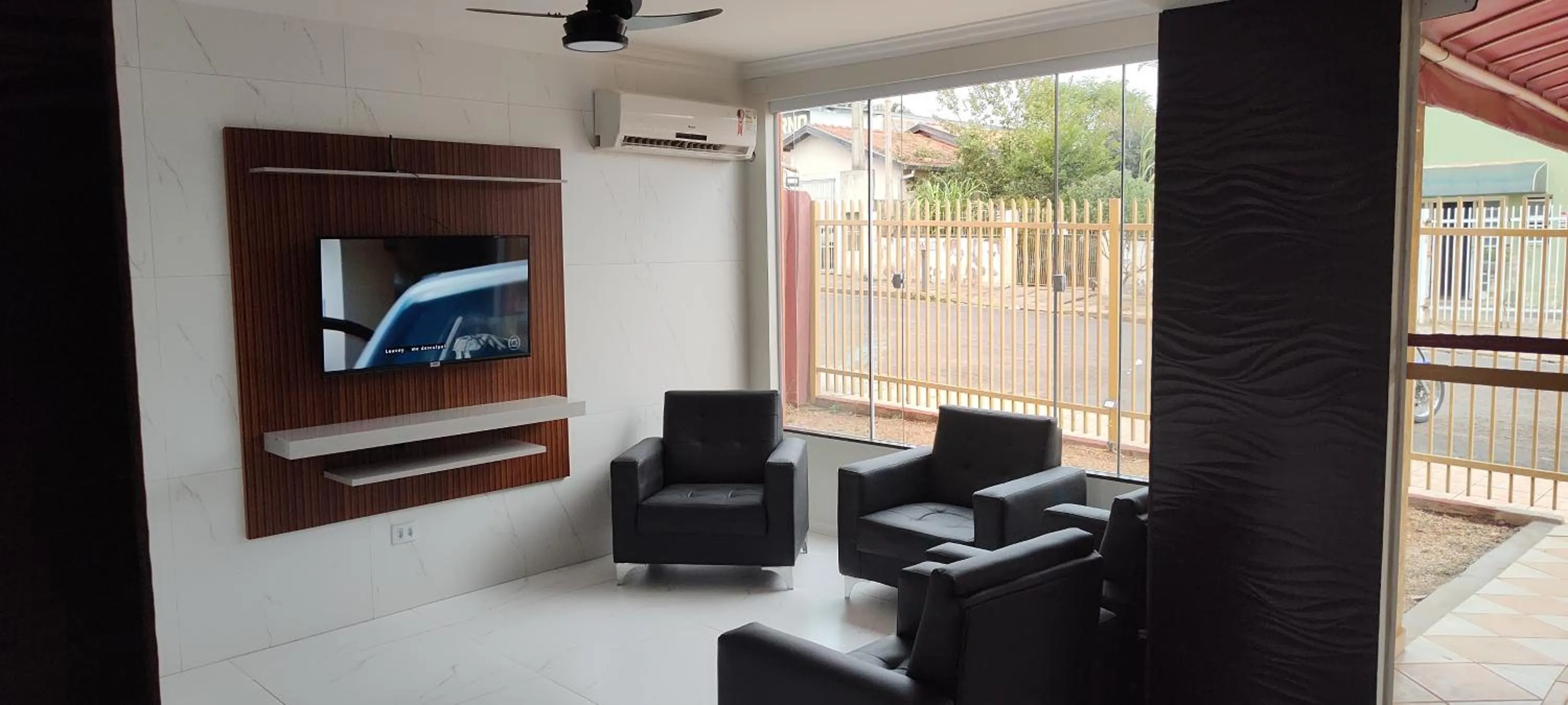 Lobby or reception in Hotel Sta Mônica Marília